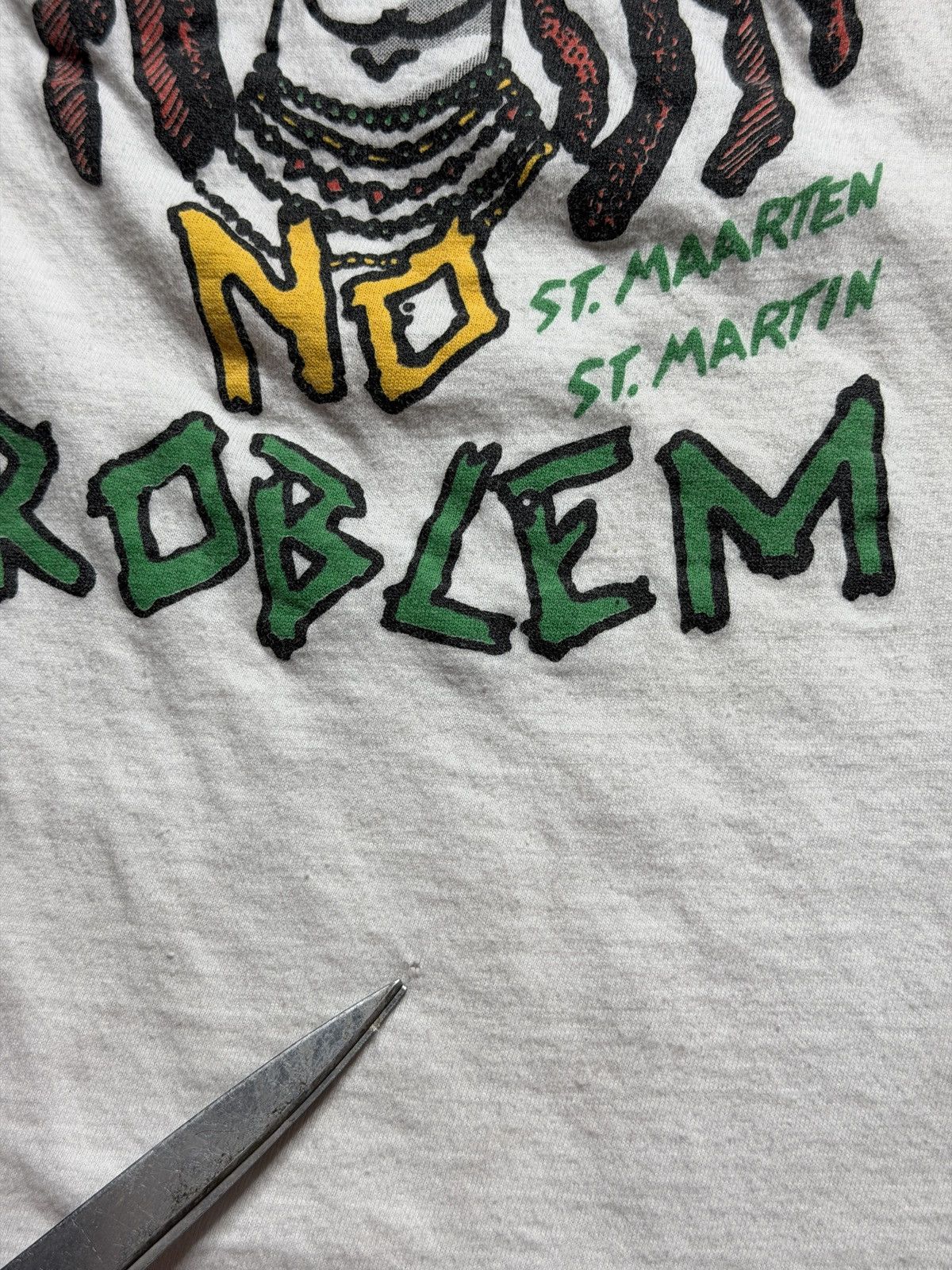 Vintage Vintage St. Martin Hey Mon! No Problem Tee Size US XL / EU 56 / 4 - 5 Thumbnail