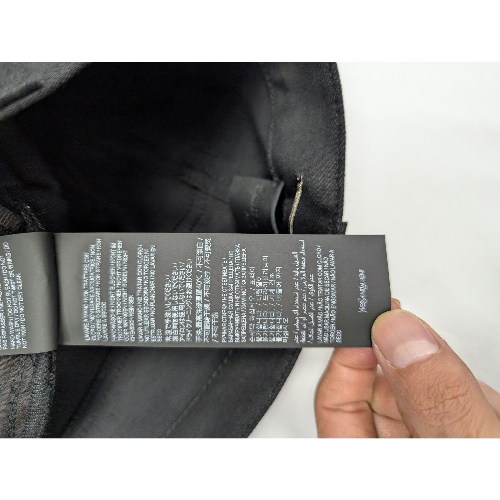 Saint Laurent Paris o1rshd1 Denim Short Straight in Used Black Size US 34 / EU 50 - 14 Thumbnail