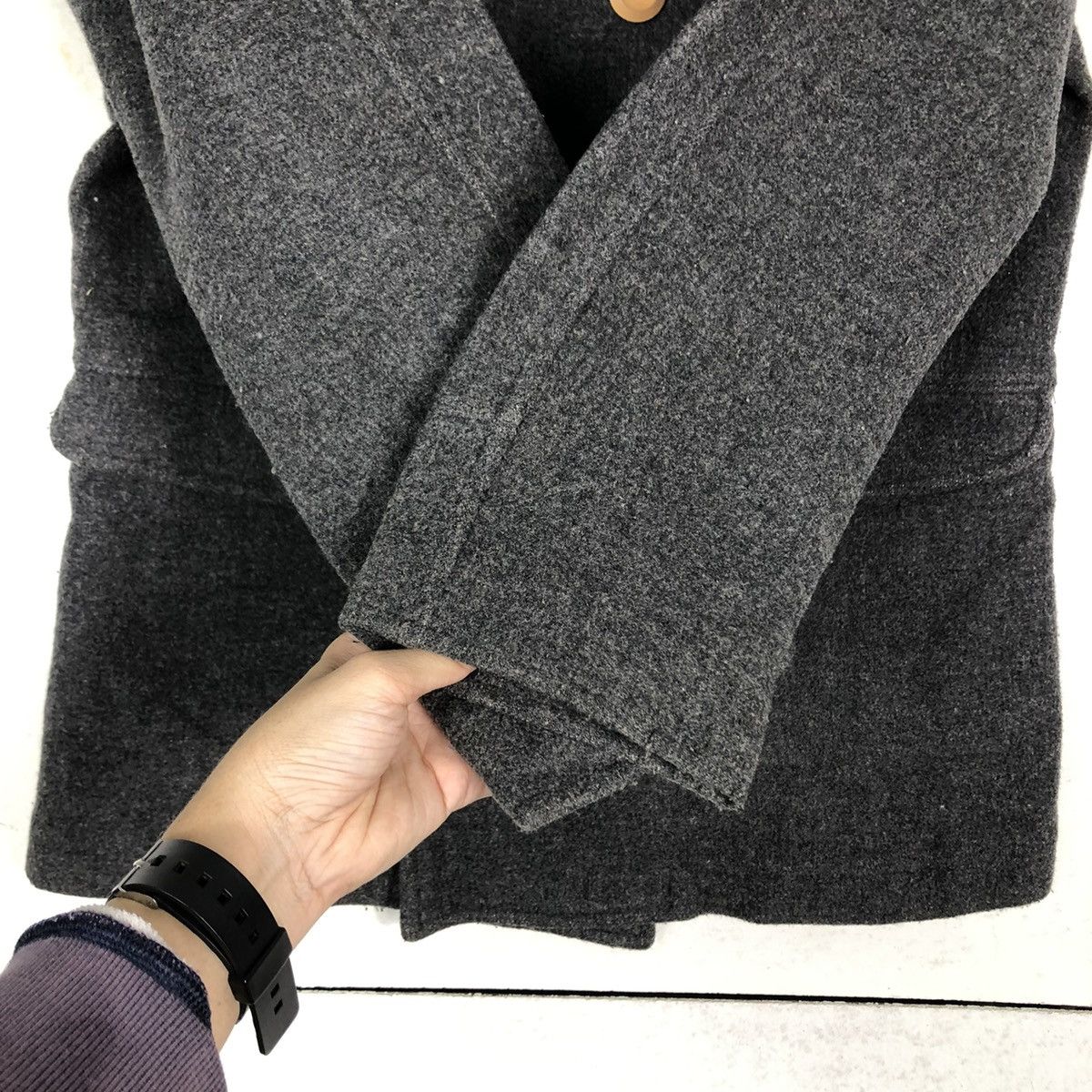 45rpm 🔥Rare Double Collar Wool Duffle Jacket 45RPM Japan Made Size US M / EU 48-50 / 2 - 13 Thumbnail