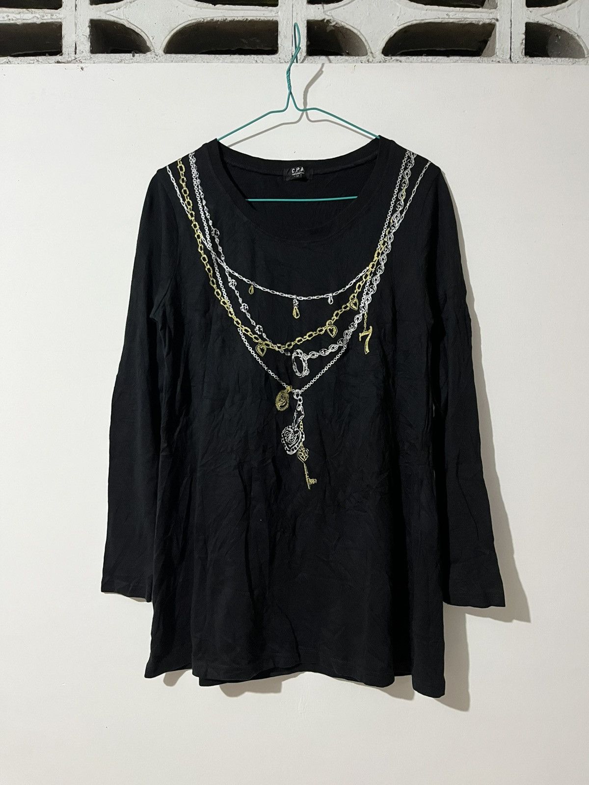 Japanese Brand Vkei poem necklace tee Size M / US 6-8 / IT 42-44 - 1 Thumbnail