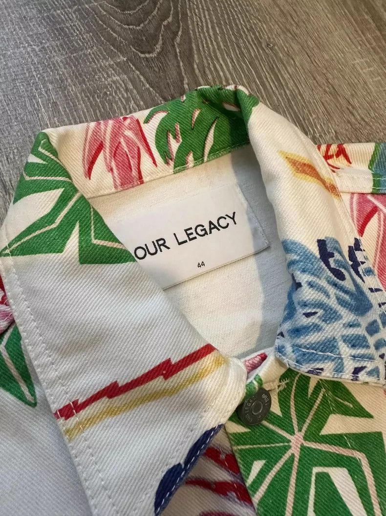 Our Legacy our legacyPalm Tree Denim Jacket 2505-Nextarrow Size US S / EU 44-46 / 1 - 3 Thumbnail