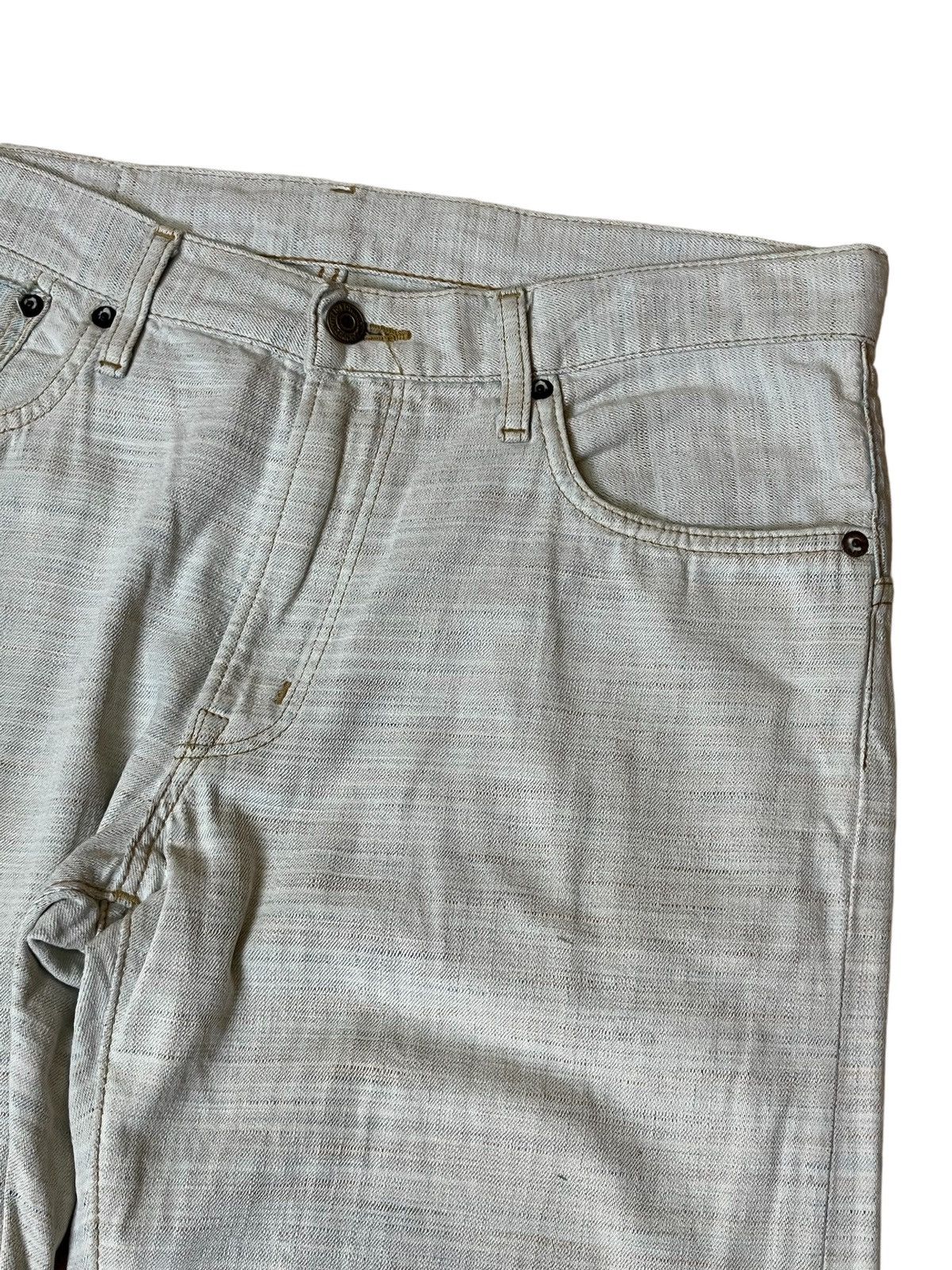 Edwin SICK 90s VINTAGE EDWIN GRAND BLUE SELVAGE 13oz DENIM Size US 33 - 4 Thumbnail