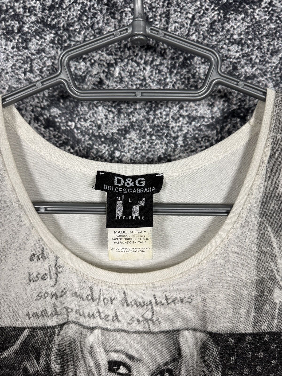 Dolce & Gabbana Vintage 90s Dolce Gabbana T-Shirt Italy Graphic Print Size L Size L / US 10 / IT 46 - 7 Thumbnail