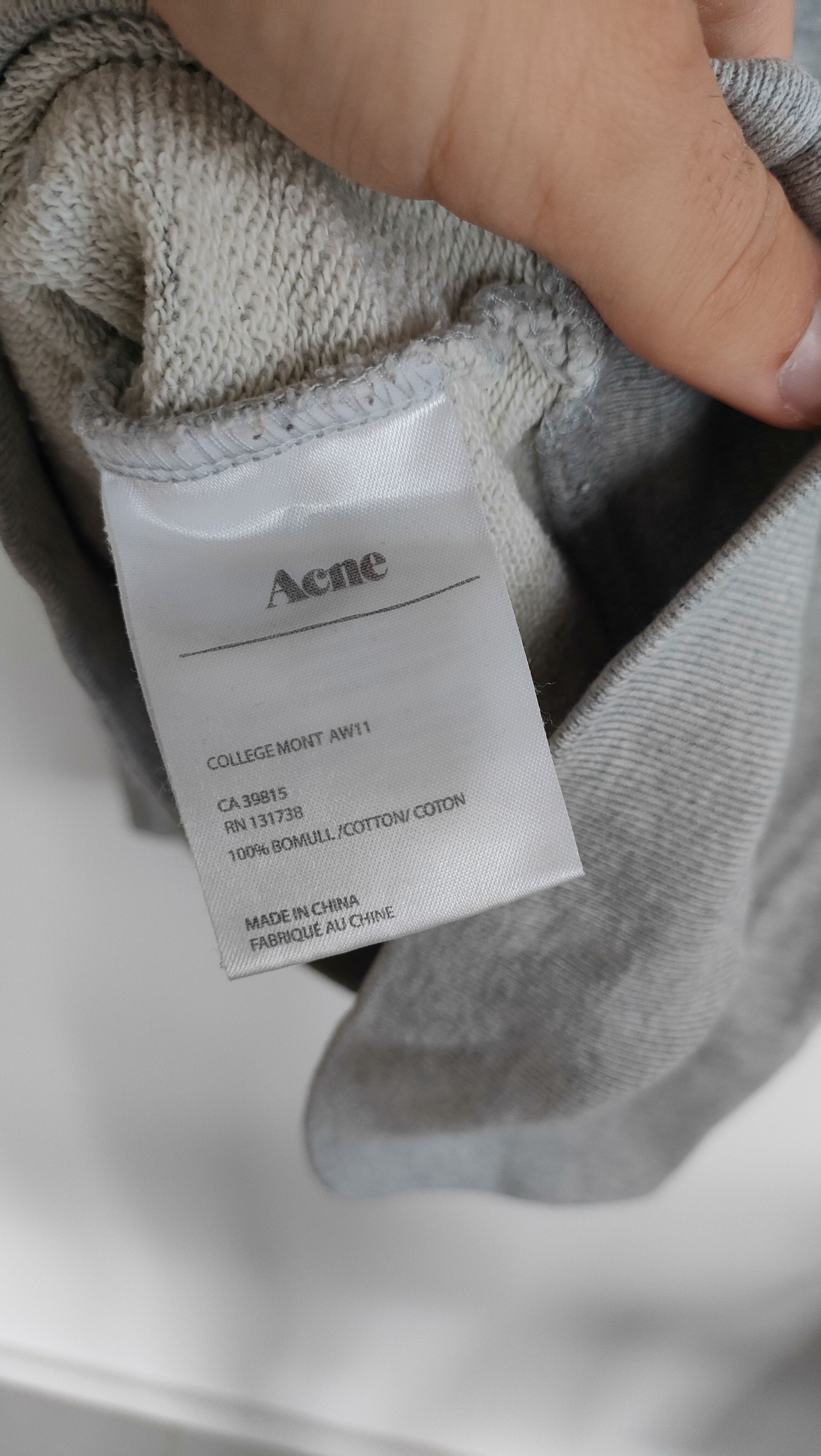 Acne Studios Acne Studios MONTREAL SWEDEN AW11 runway crewneck Size US S / EU 44-46 / 1 - 8 Thumbnail