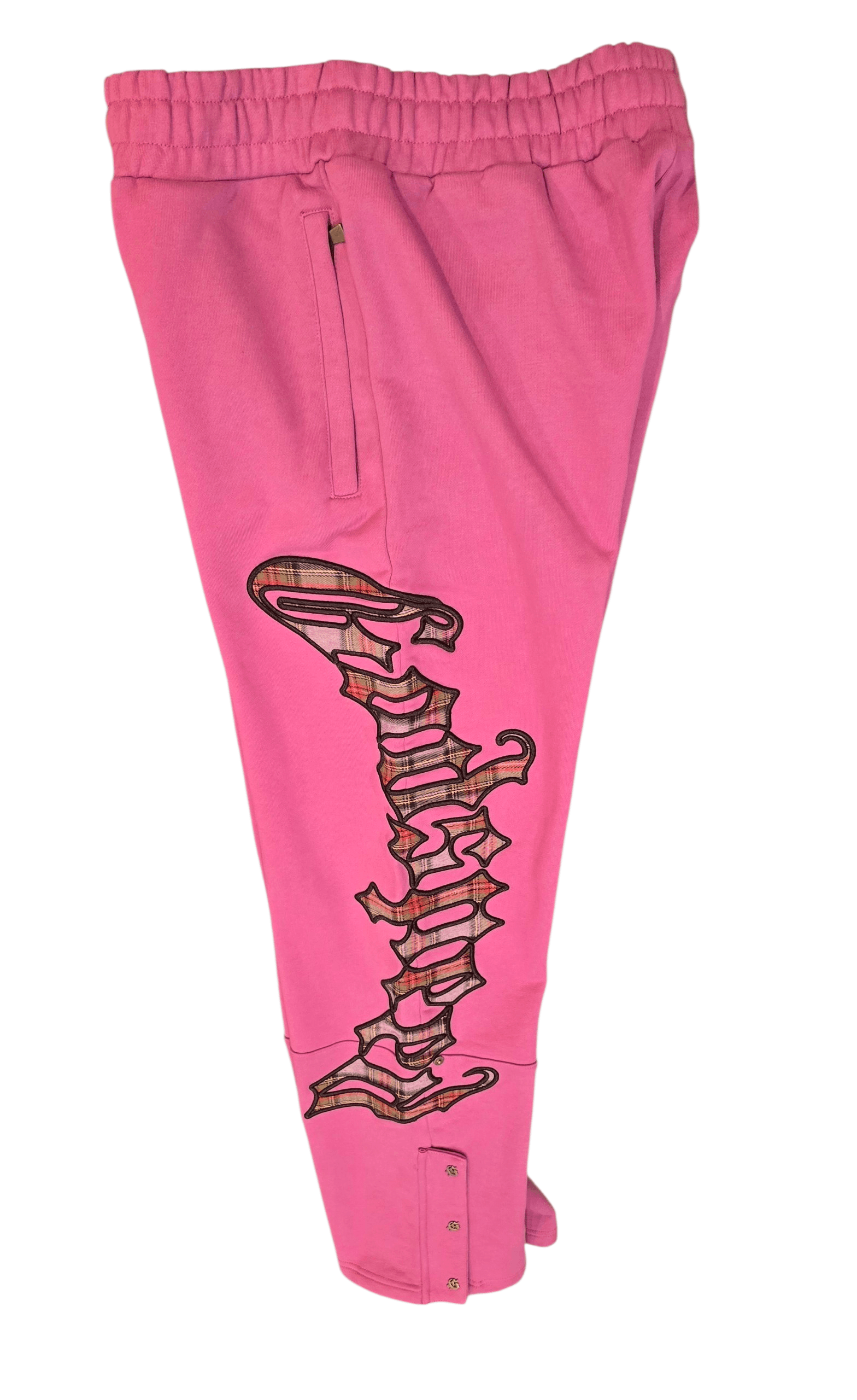Godspeed Godspeed OG Logo Sweatpants "Pink Plaid" Size US 34 / EU 50 - 2 Thumbnail