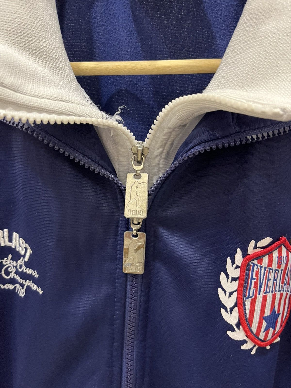 Everlast Everlast Vintage 90s Zip Hoodie Y2K Blue Casual Boxer Size US M / EU 48-50 / 2 - 5 Thumbnail