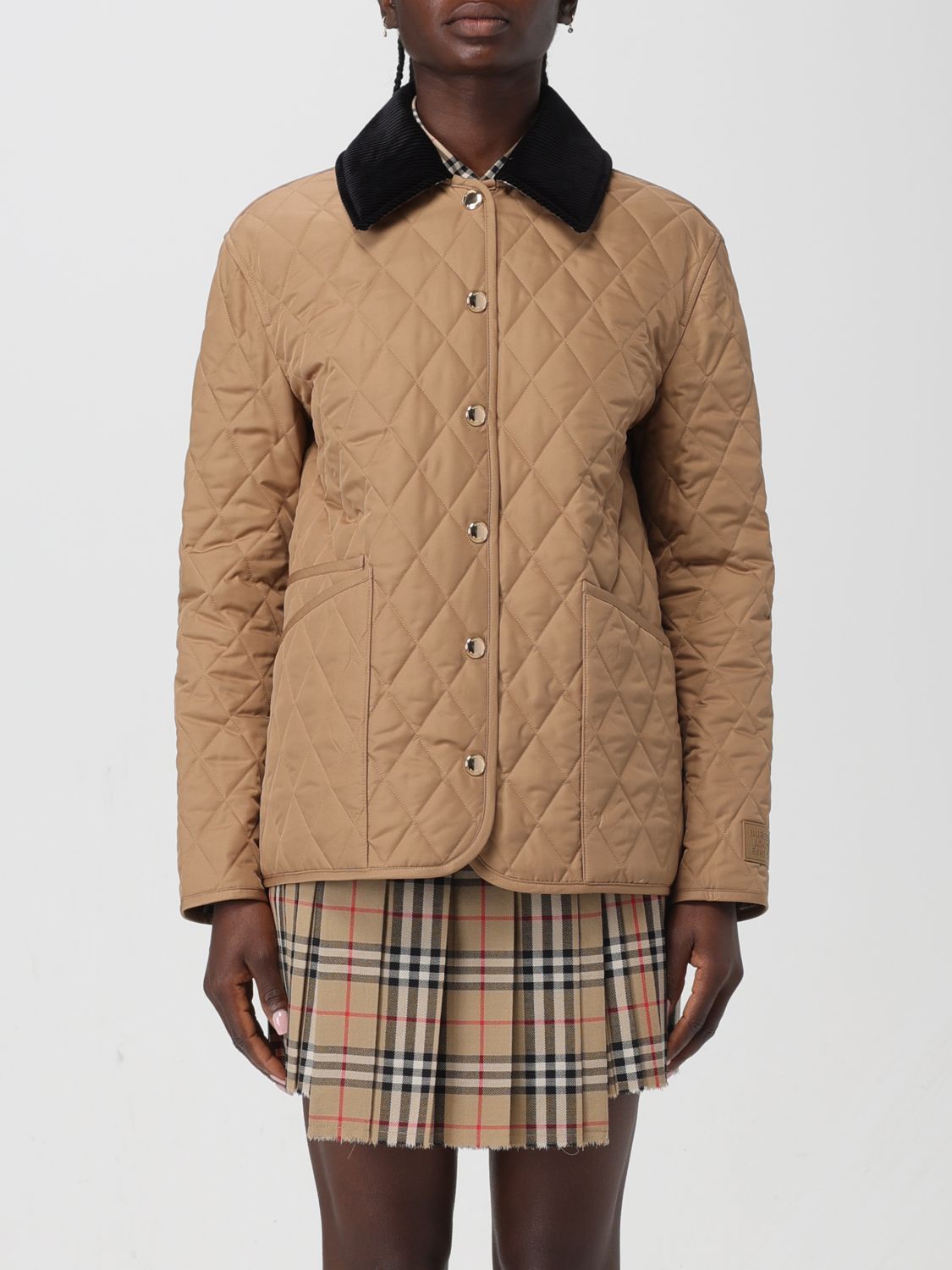 image of Burberry Jacket Woman Brown, Women's (Size XL)