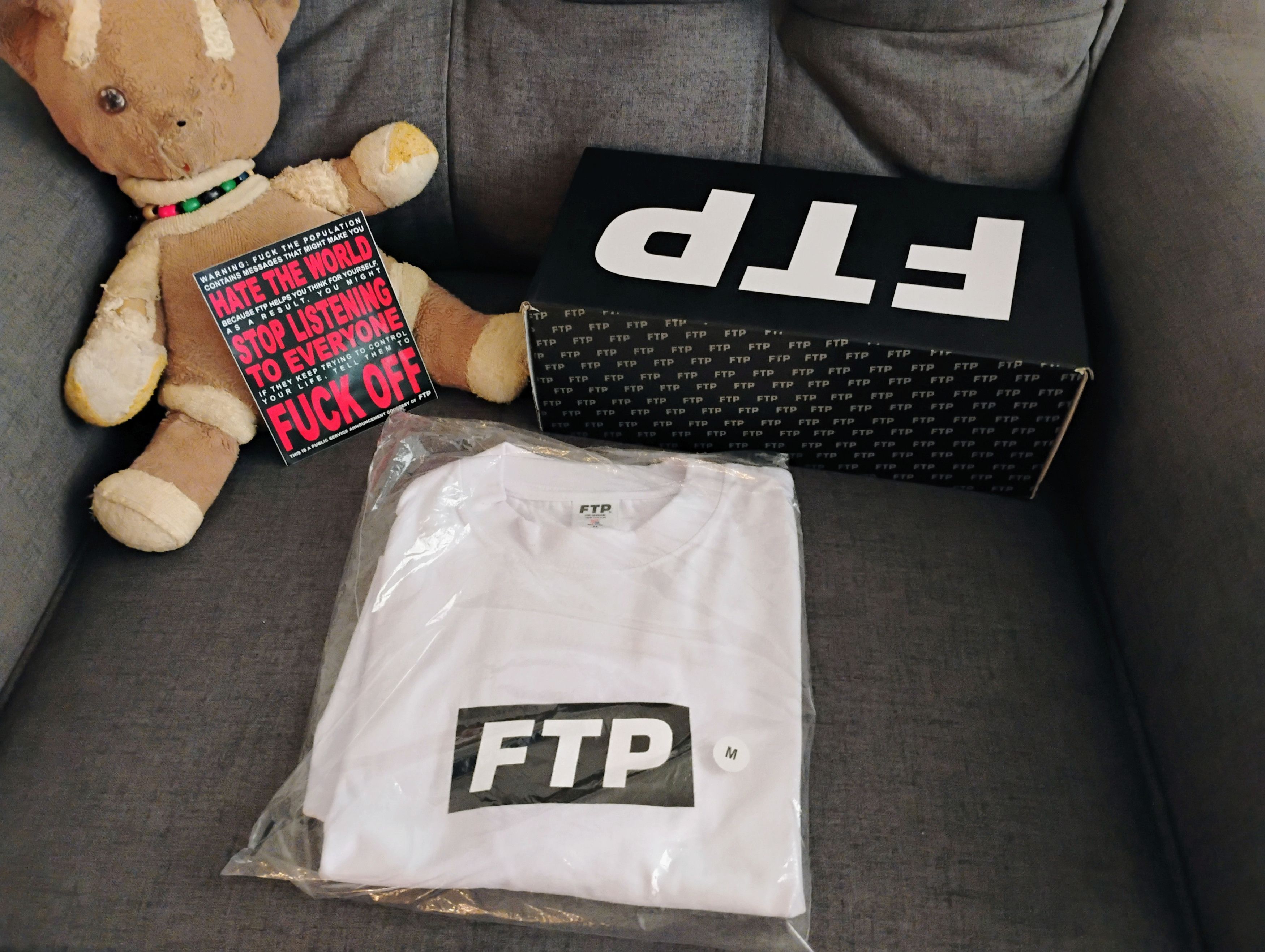 Fuck The Population FTP Logo Tee Slap Size US M / EU 48-50 / 2 - 1 Thumbnail