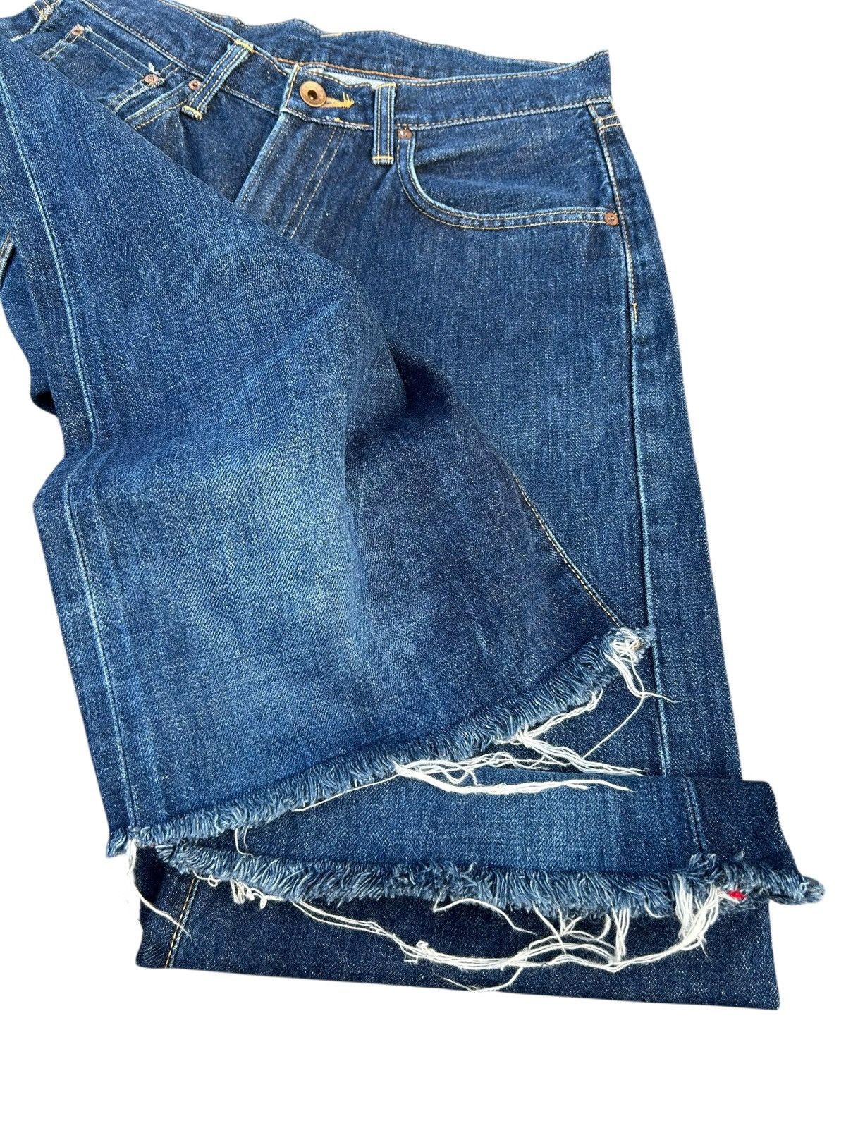 Kapital Vintage Edwin 505 Selvedge Short Denim Jeans baggy Size US 30 / EU 46 - 11 Thumbnail