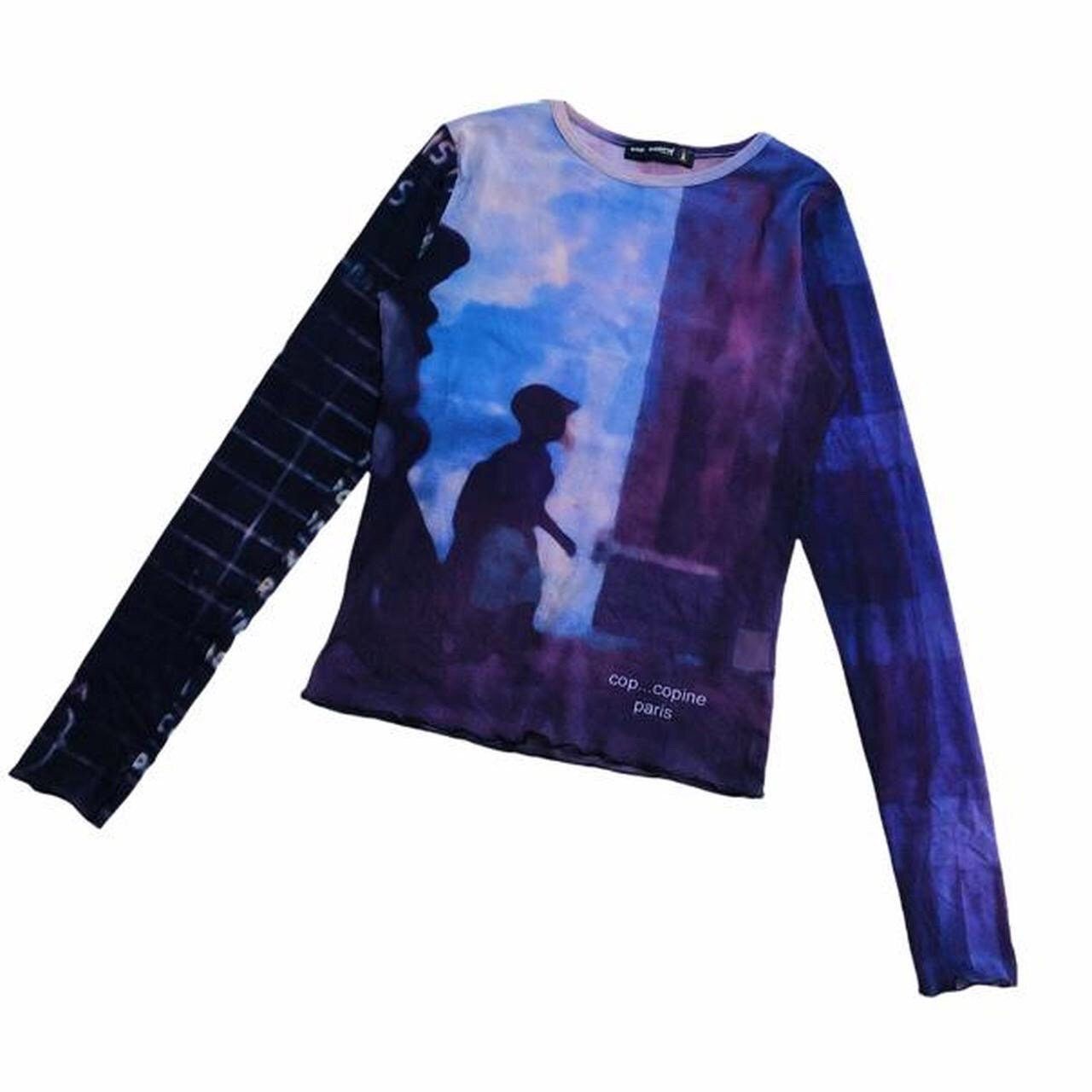 Cop Copine The Cop Copine Silhouette Mesh Top Size ONE SIZE - 2 Thumbnail