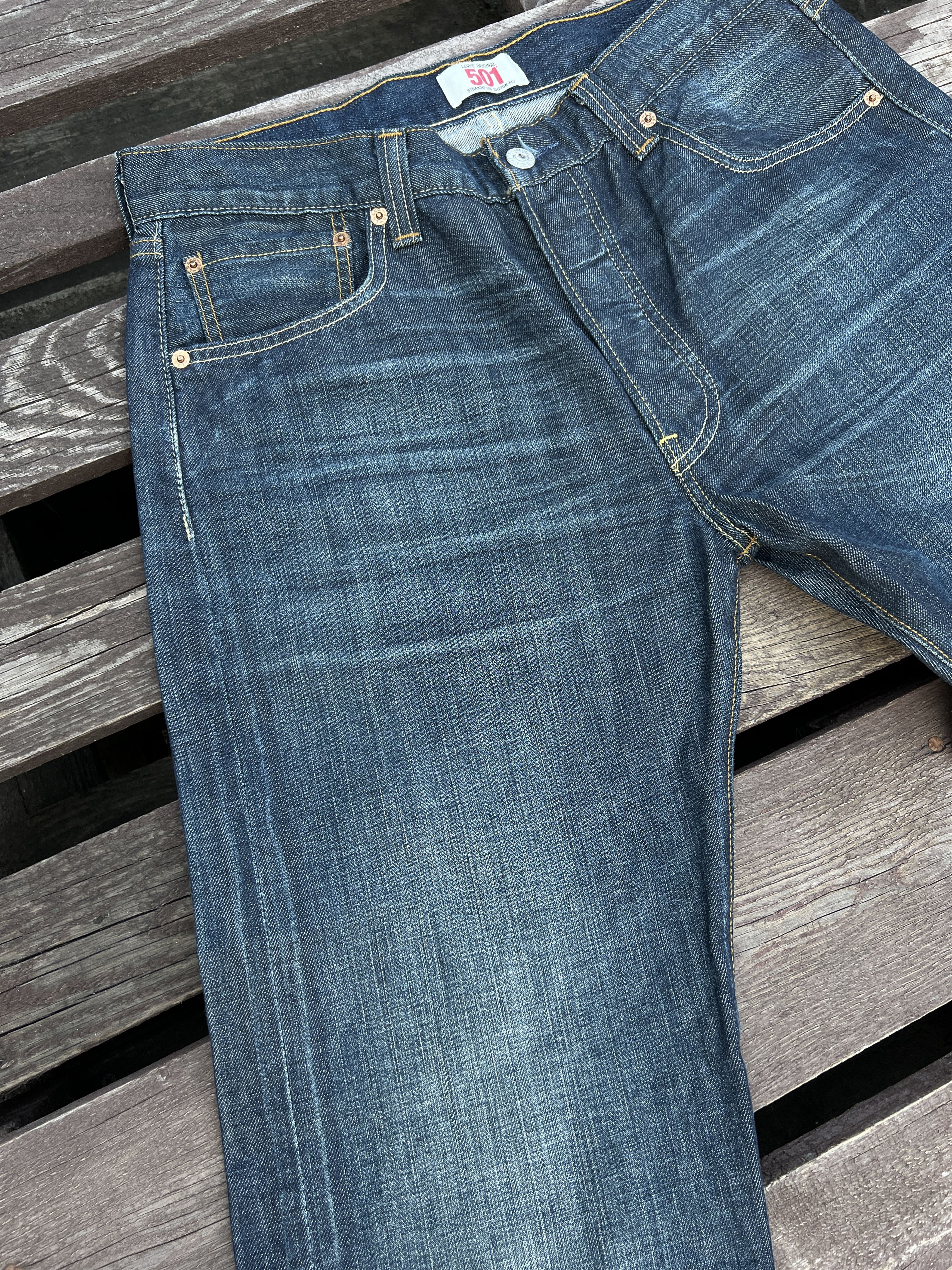 Levi's Levis 501 Vintage Washed Denim Jeans Size US 34 / EU 50 - 16 Thumbnail