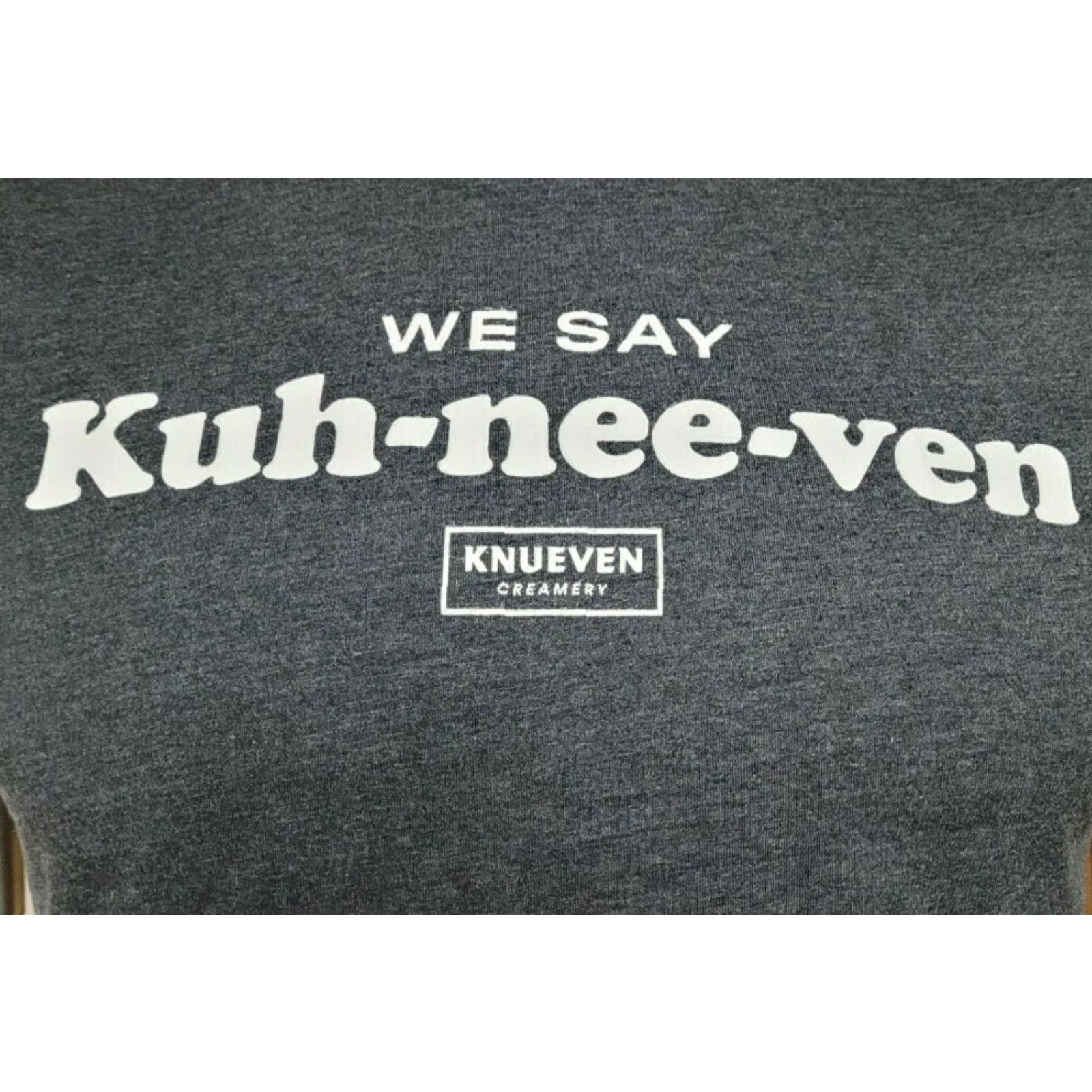 Next Level KNUEVEN Creamery Ice Cream Local Dairy Farm T Shirt Small Men Gray Ice Cream Dairy Graphic Tee Size US S / EU 44-46 / 1 - 2 Thumbnail