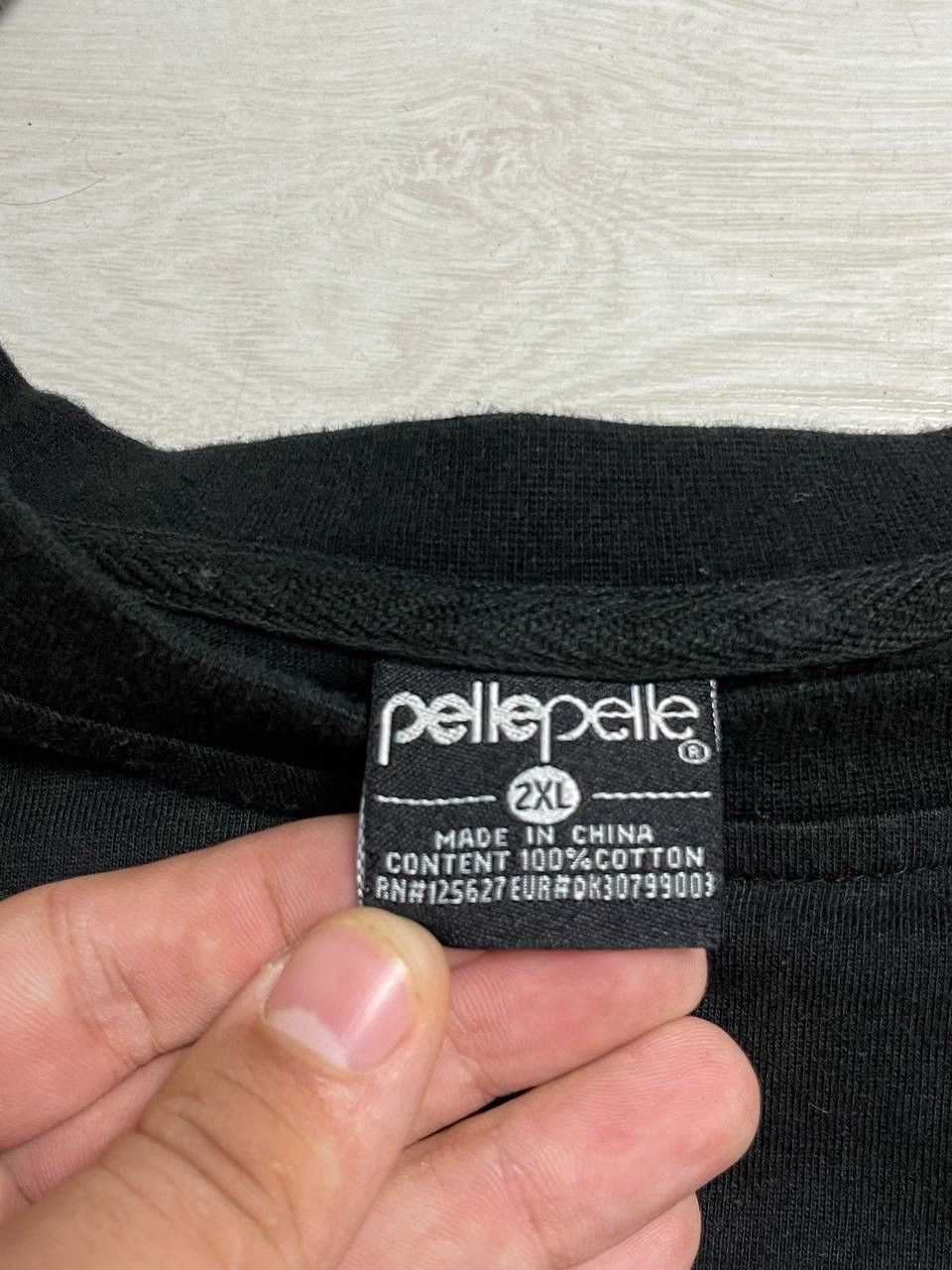 Pelle Pelle × Rap Tees Pelle Pelle Rap Shirt Oversized Center Logo Y2K Affliction Size US XXL / EU 58 / 5 - 7 Thumbnail
