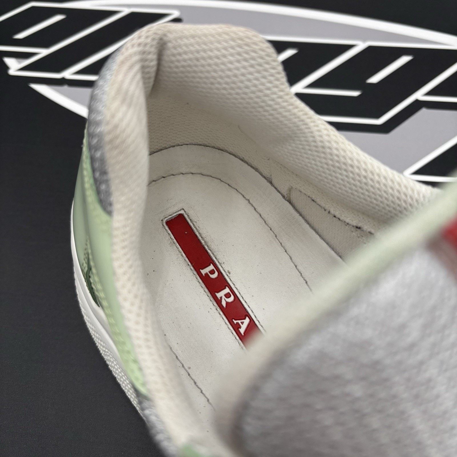 Prada Prada Americas Cup ' White Mint Silver ' | GREAT CONDITION! Size US 9 / EU 42 - 7 Thumbnail