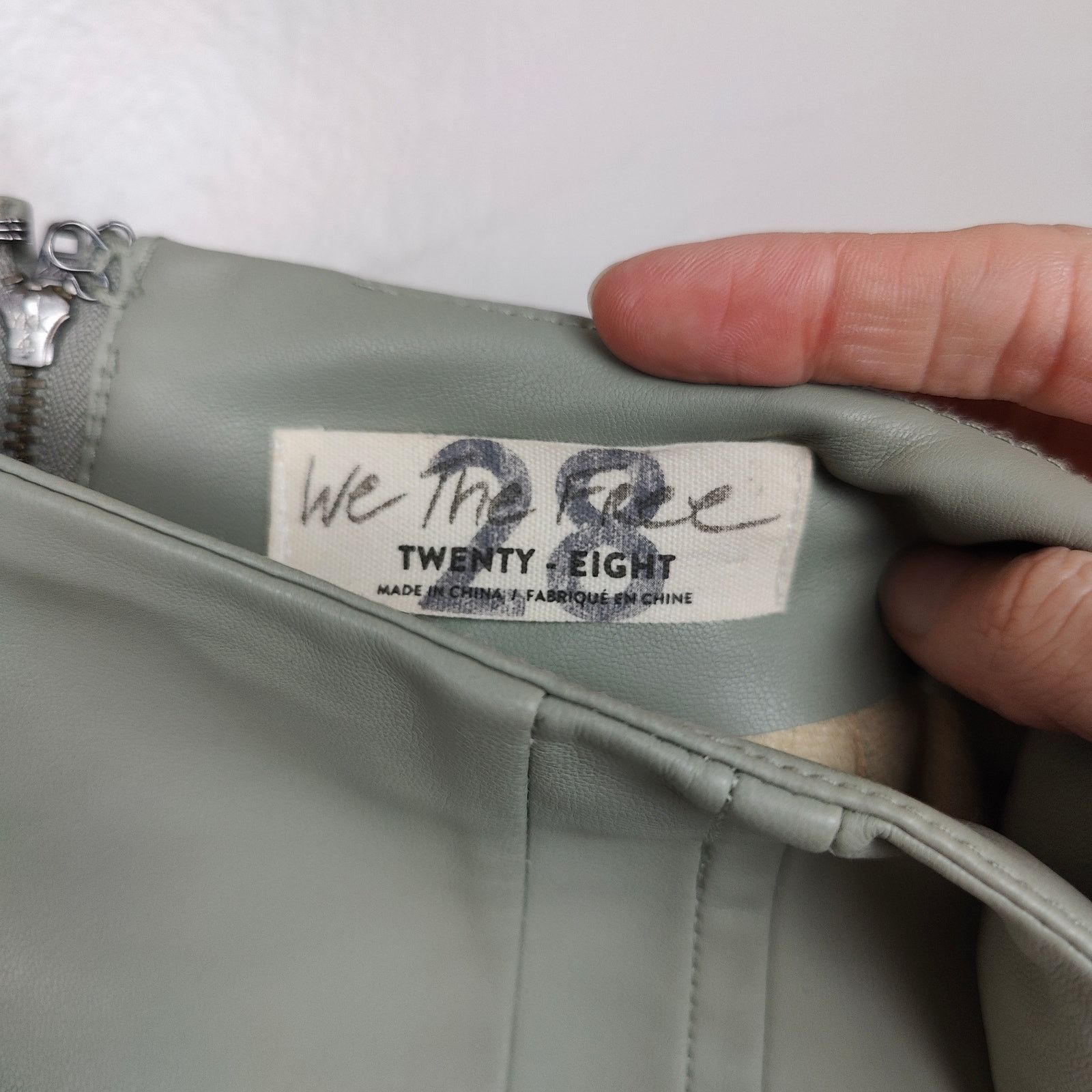 Free People Free People We The Free Real Deal Slit Vegan Leather Pants Size 28" / US 6 / IT 42 - 7 Thumbnail