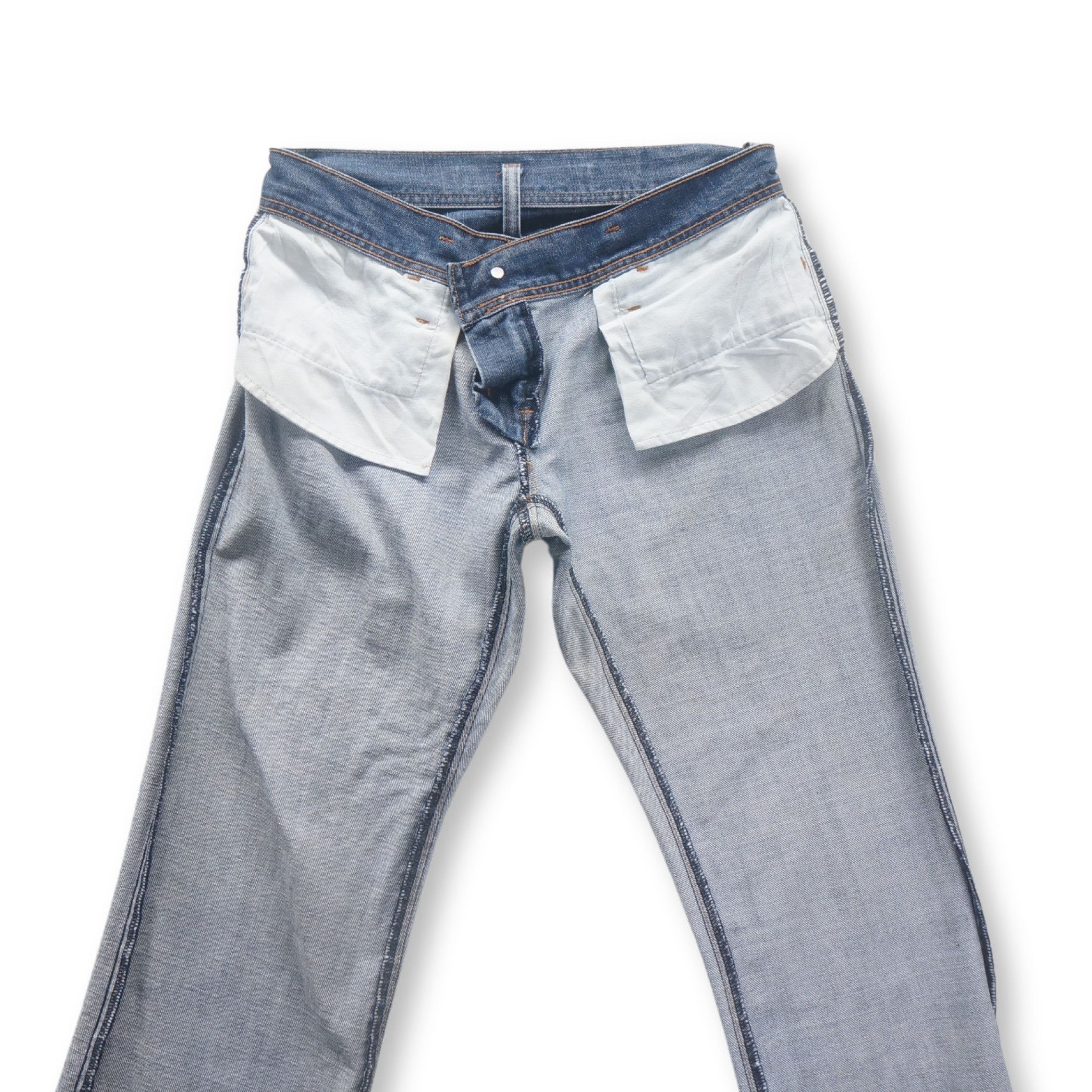 Gap GAP Ultra Low Rise Flared Jeans Size 29" - 6 Thumbnail