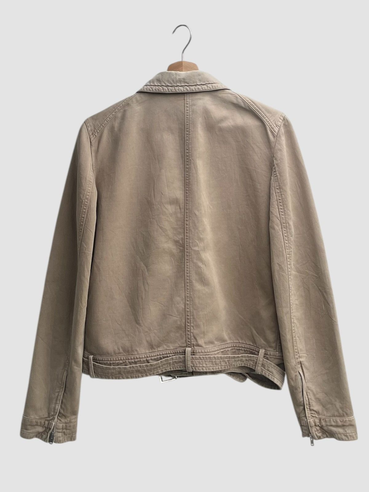 Sportmax Sportmax Cotton Utility Jacket Khaki Made in Italy Size XS / US 0-2 / IT 36-38 - 4 Thumbnail