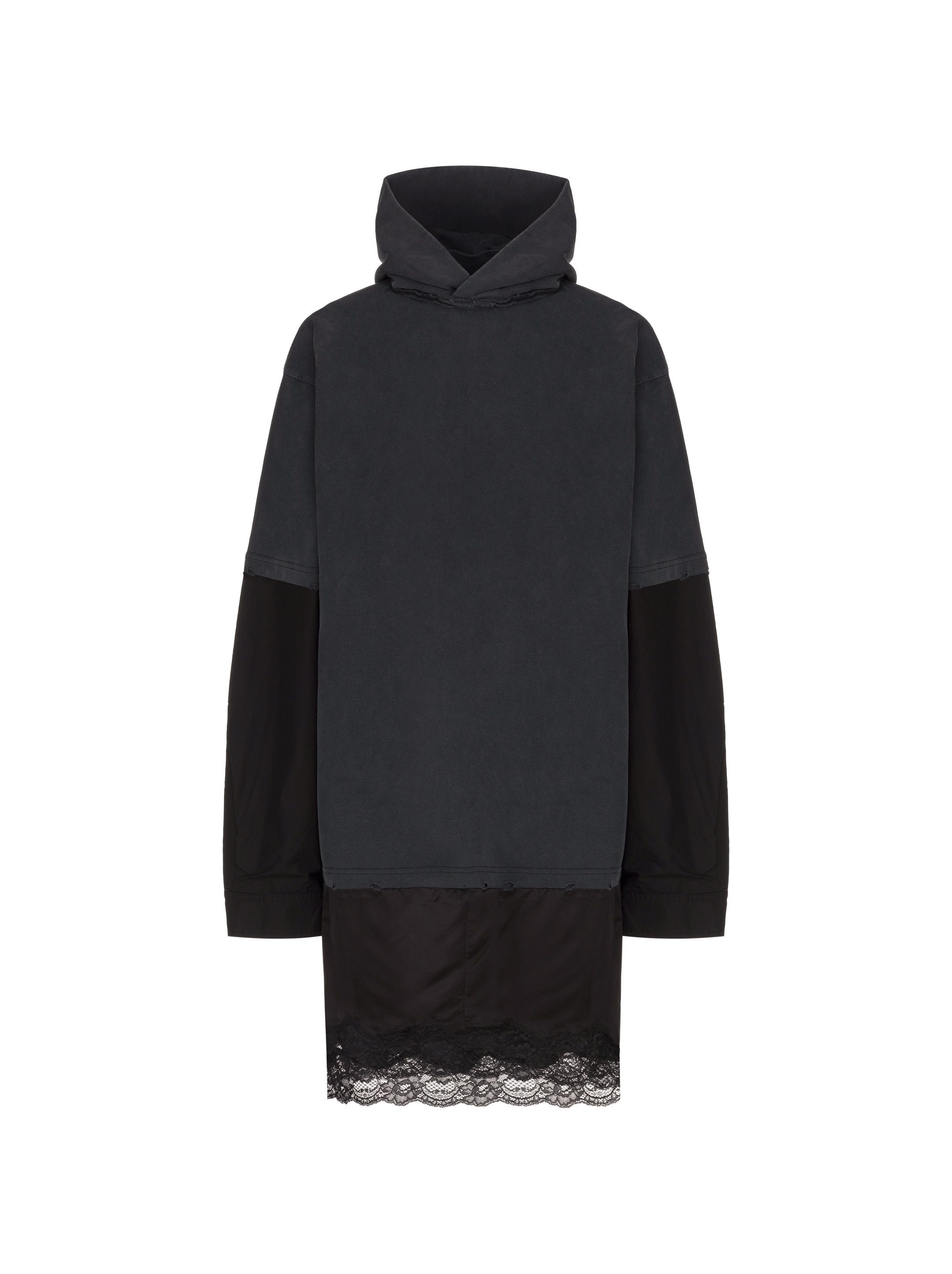 Balenciaga o1srvl11e1124 T-Shirt Slip Dress in Washed Black Size L / US 10 / IT 46 - 1 Thumbnail