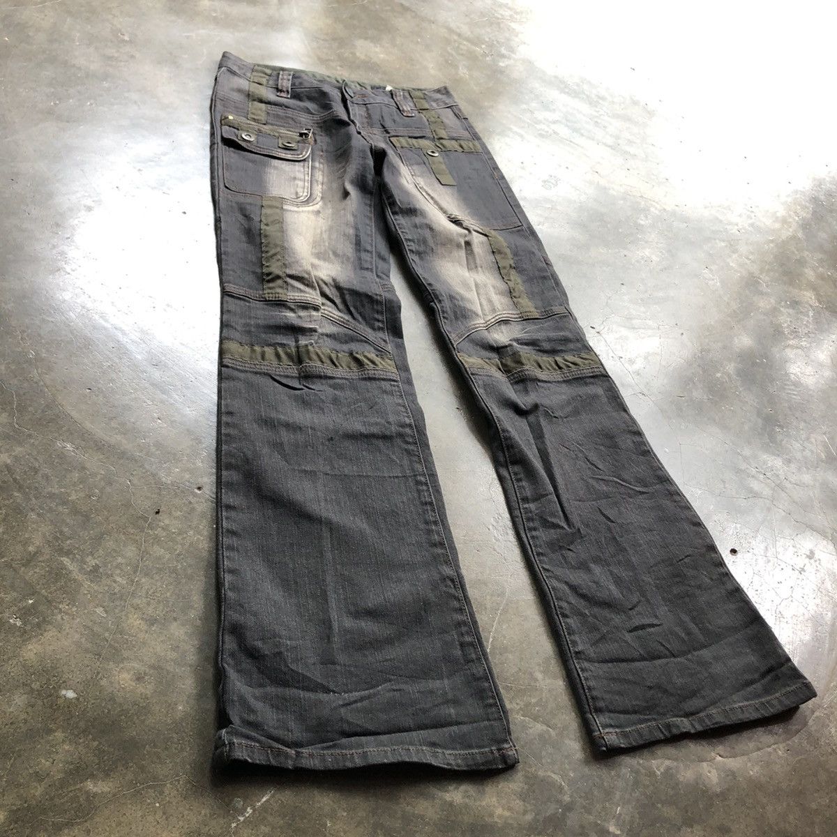 If Six Was Nine Archive Super flared Blue Jam Military opium style 🍒 Size US 30 / EU 46 - 2 Thumbnail