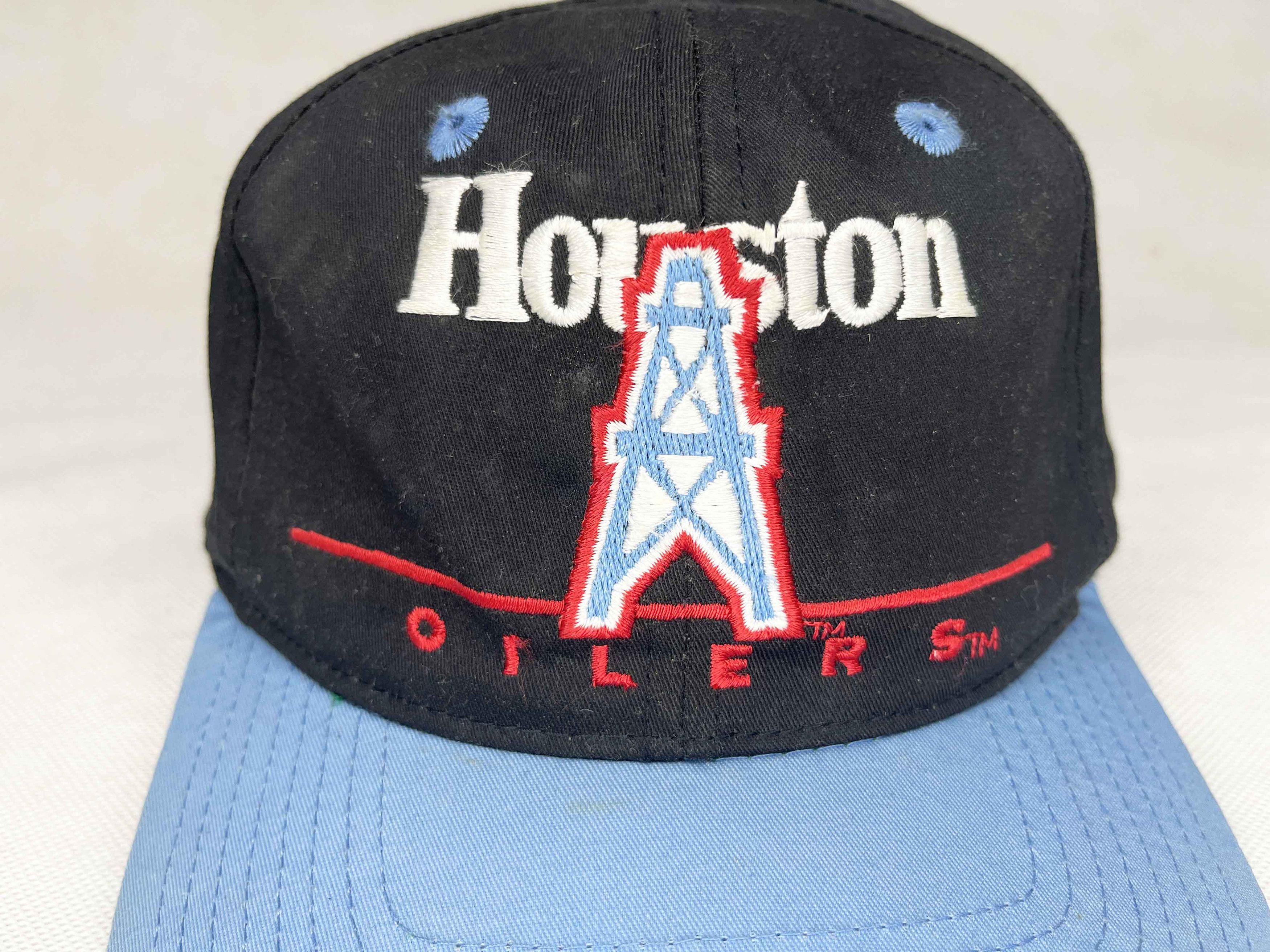 NFL Vintage Eastport NFL Houston Oilers Snapback Cap Hat Size ONE SIZE - 2 Thumbnail