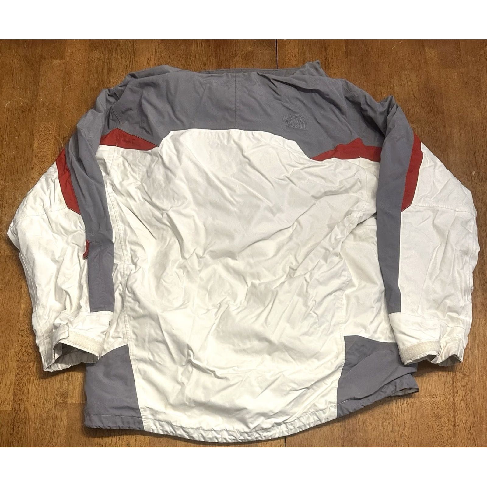 The North Face The North Face Hyvent Jacket Men XL Tri Tone Outdoors Ski Rain Hooded Red Regular Nylon Solid Mens Jacket Size US XL / EU 56 / 4 - 6 Thumbnail