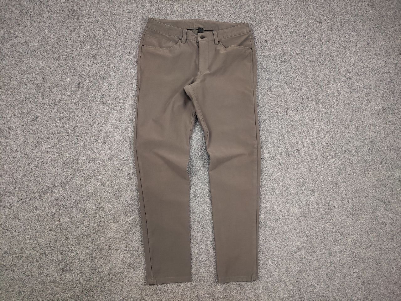 Lululemon Lululemon Design canvas mens beige Trouser Pants Size US 31 - 6 Thumbnail