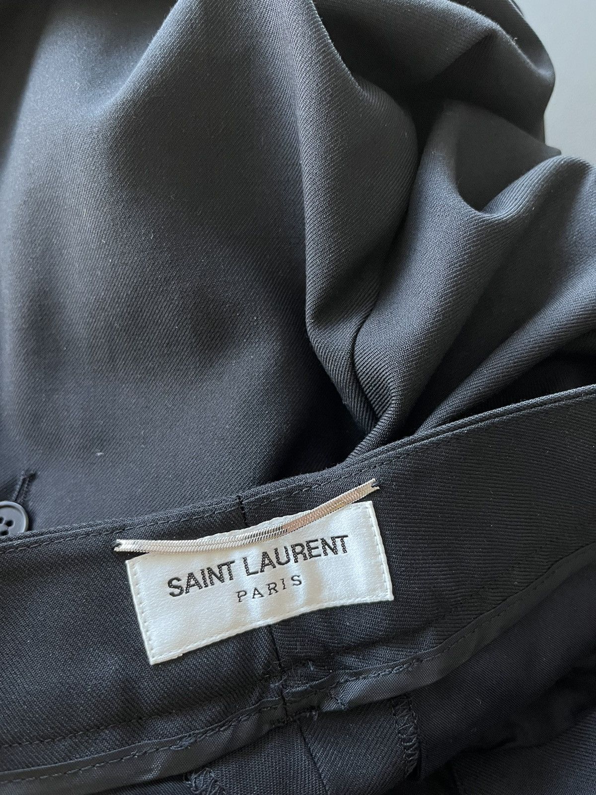 Hedi Slimane × Saint Laurent Paris × Yves Saint Laurent Super Rare Saint Laurent Hedi Slimane Tux Pant Brand New Size US 26 / EU 42 - 4 Thumbnail