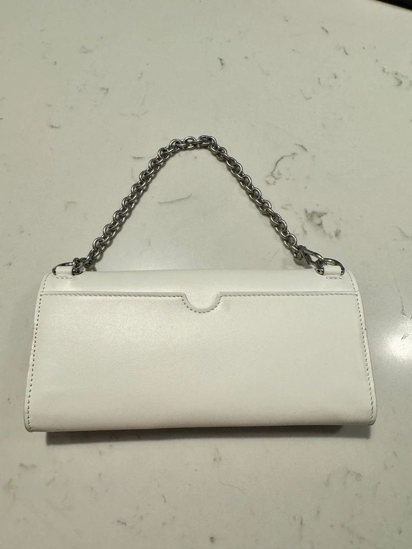 Off-White o1mle0425 Size: OS / Jitney Wallet On Chain Quote in White Size ONE SIZE - 9 Thumbnail