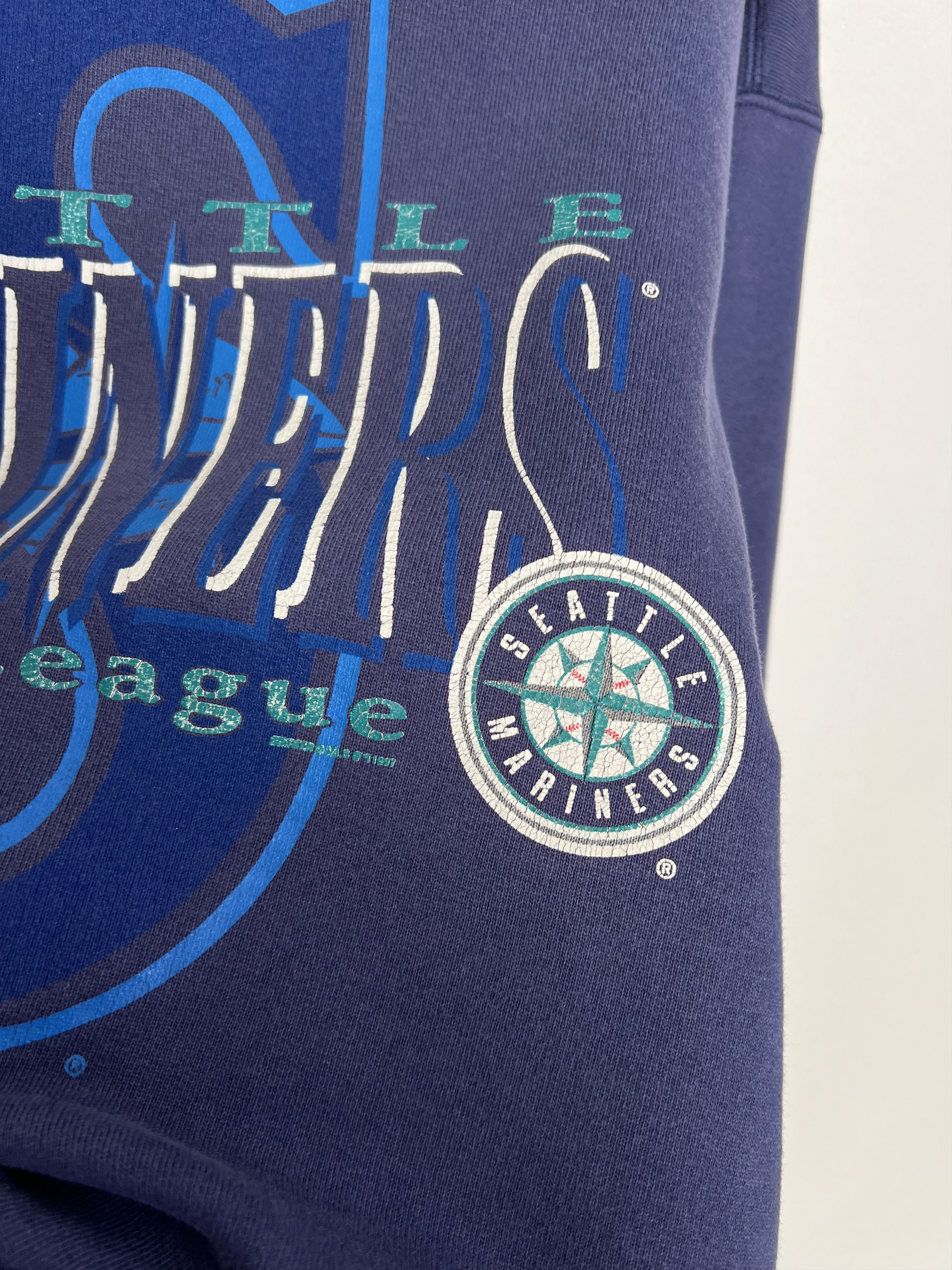 Starter Vintage 90's Seattle Mariners Crewneck Sweatshirt MLB Size US M / EU 48-50 / 2 - 4 Thumbnail