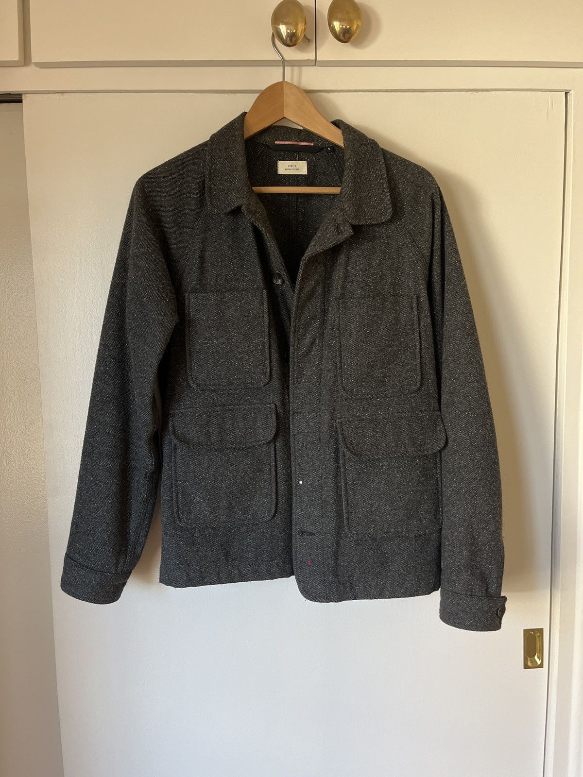 Apolis Chore Coat - Charcoal Wool