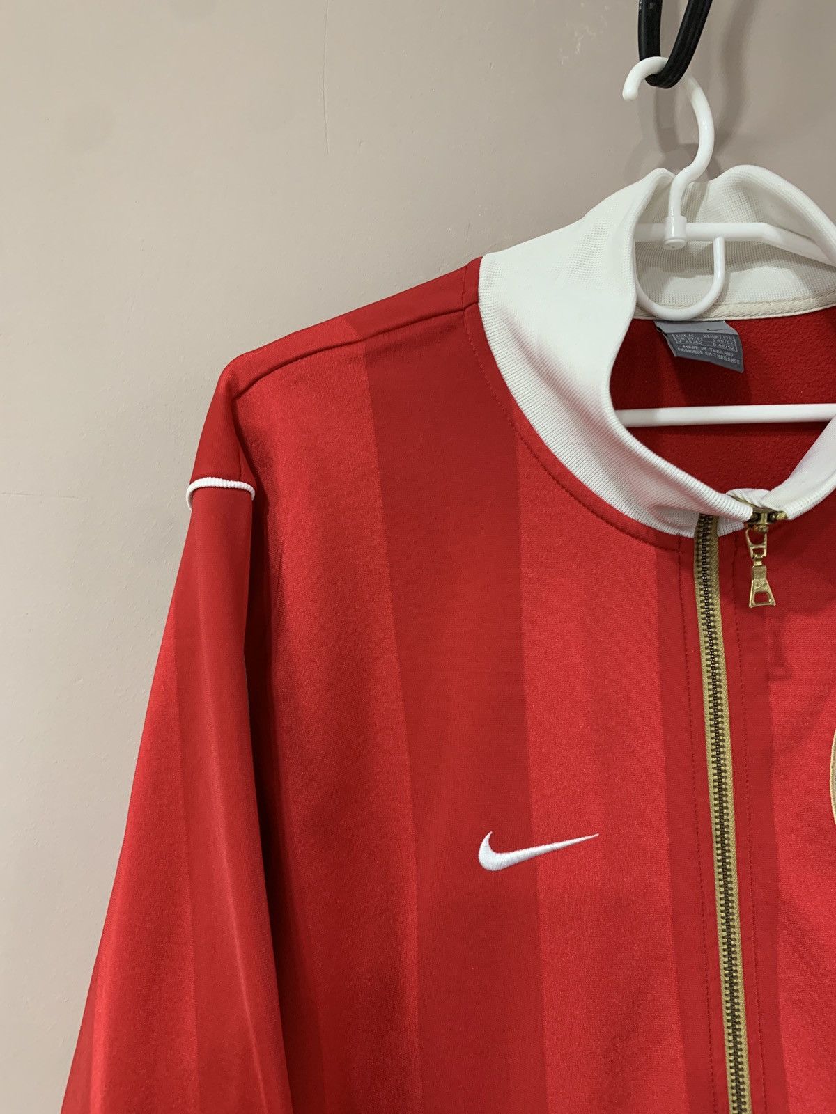 Nike × Vintage ARSENAL LONDON 2004 Zip FOOTBALL Jacket Nike Soccer Vintage Size US M / EU 48-50 / 2 - 4 Thumbnail