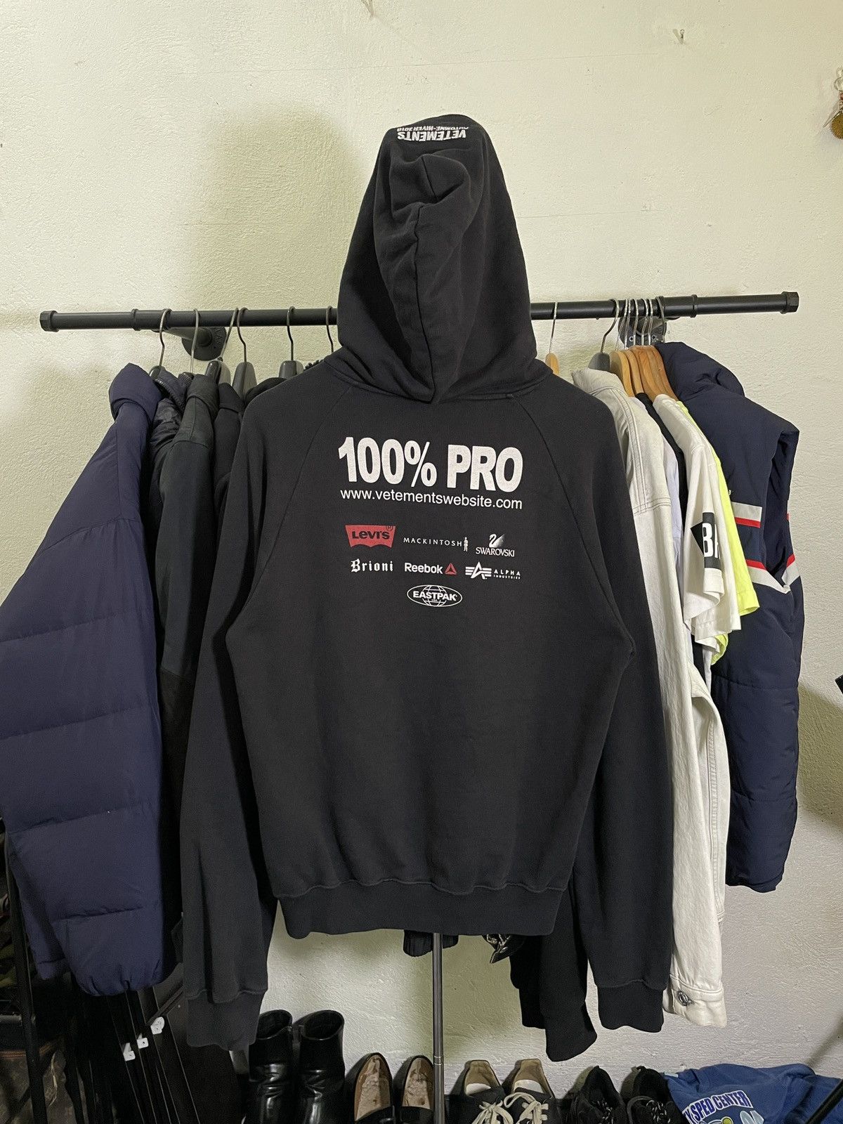 Vetements 100 Pro Hoodie | Grailed
