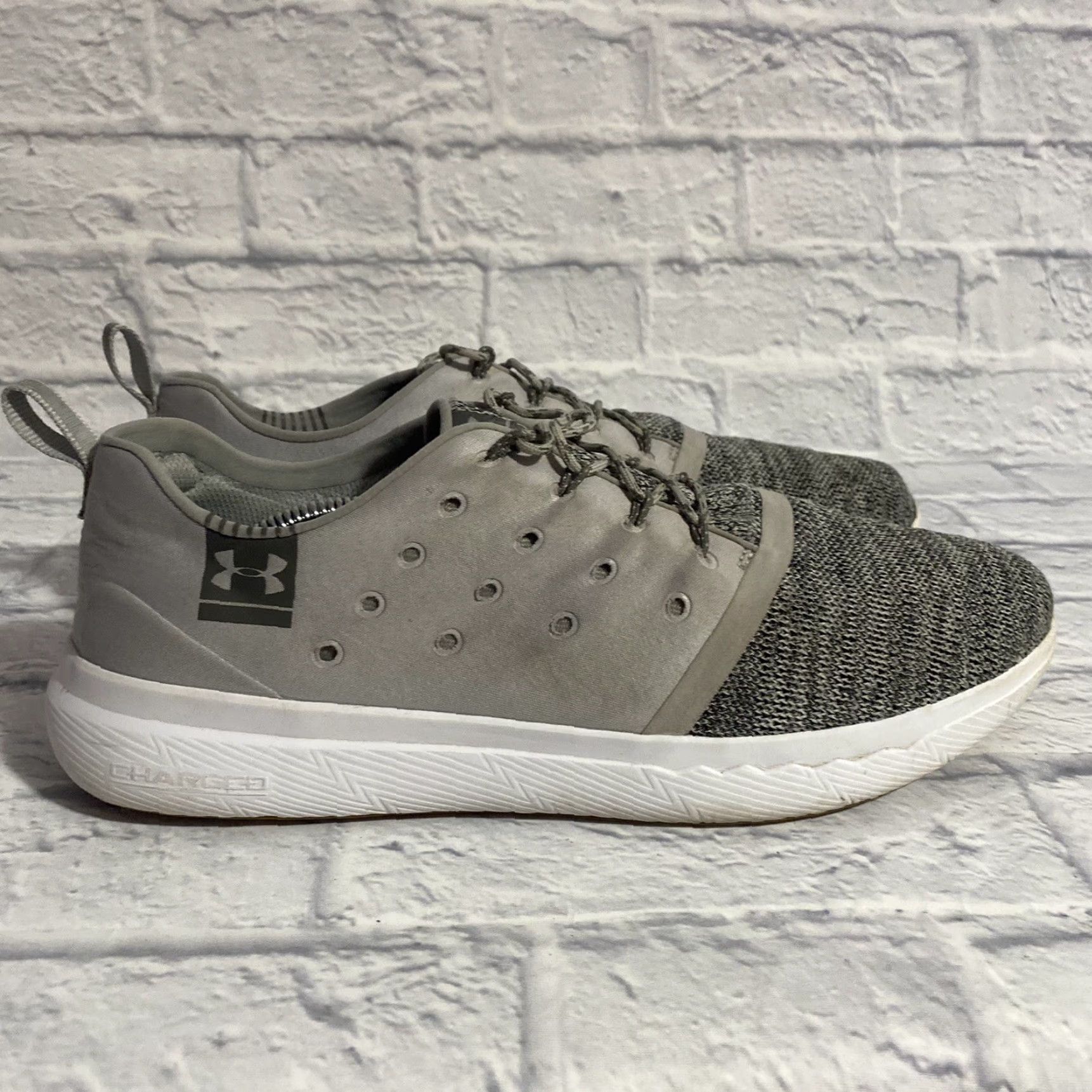 Under Armour Under Armour Shoes Charged 24/7 Gray Athletic Casual Lace Up Low Top Mens Sz 12 Size US L / EU 52-54 / 3 - 2 Thumbnail