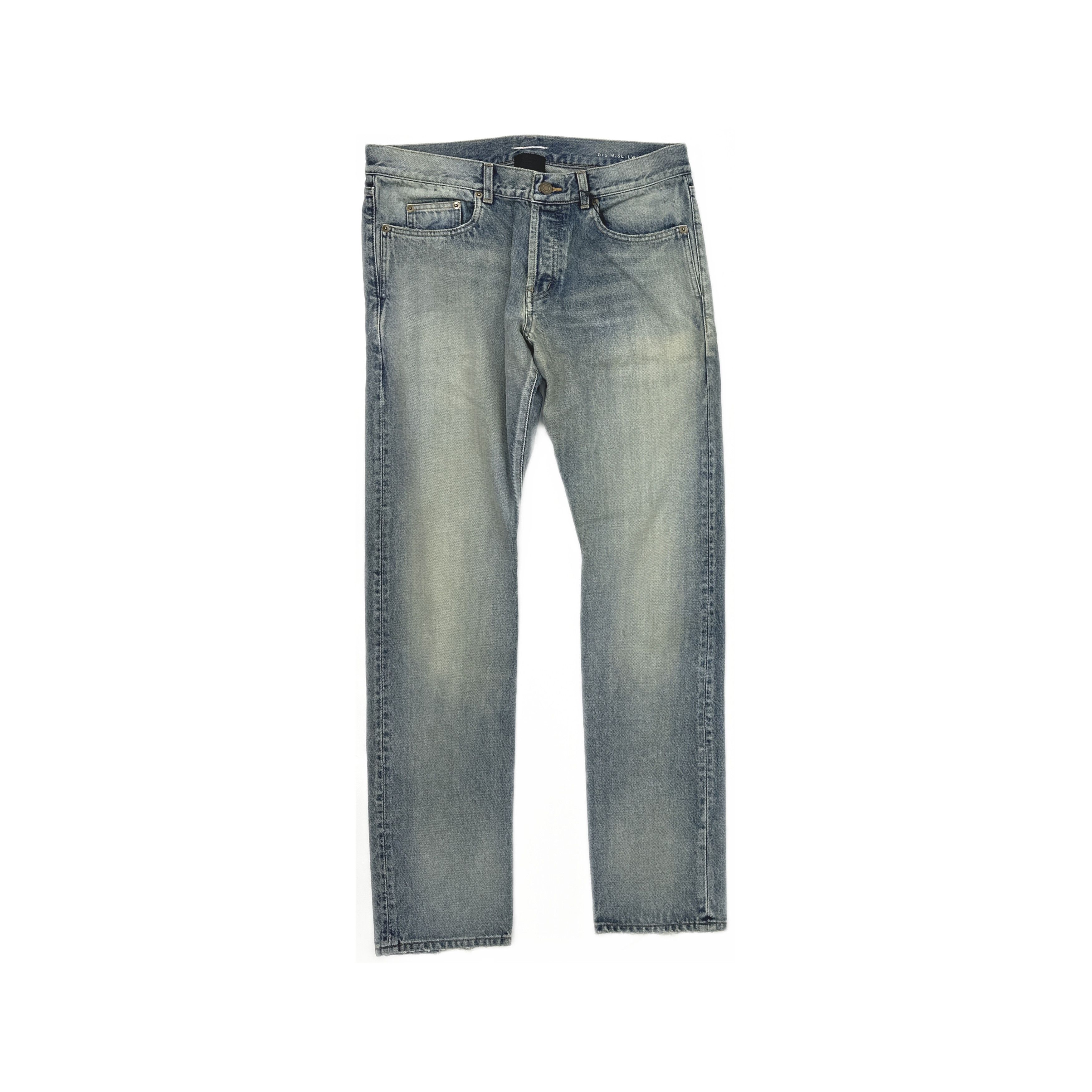 Saint Laurent Paris Saint Laurent Distressed Denim Jeans Size 33 Size US 33 - 1 Thumbnail