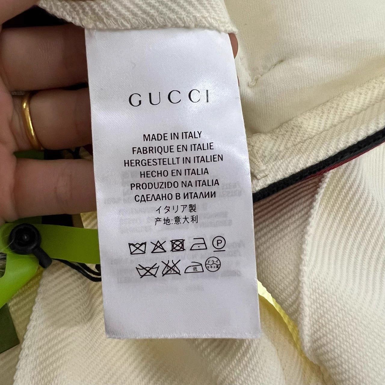 Gucci GUCCI Ivory Pants S New with tags jc605374 Size 26" / US 2 / IT 38 - 4 Thumbnail