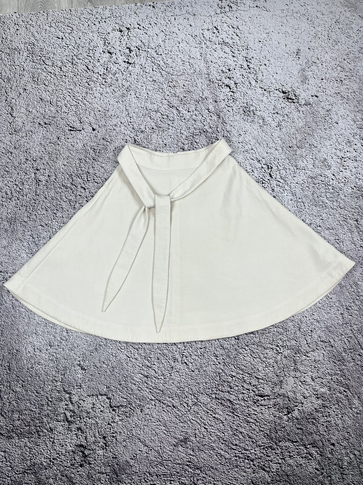 Miss Sixty Vintage Miss Sixty Cream Midi Skirt size L Size 32" / US 10 / IT 46 - 2 Thumbnail