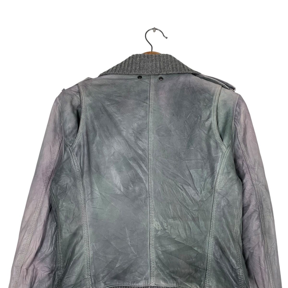 Other Nice Design Pre.. W Milano Artisanal Crop Leather Jacket Size M / US 6-8 / IT 42-44 - 8 Thumbnail