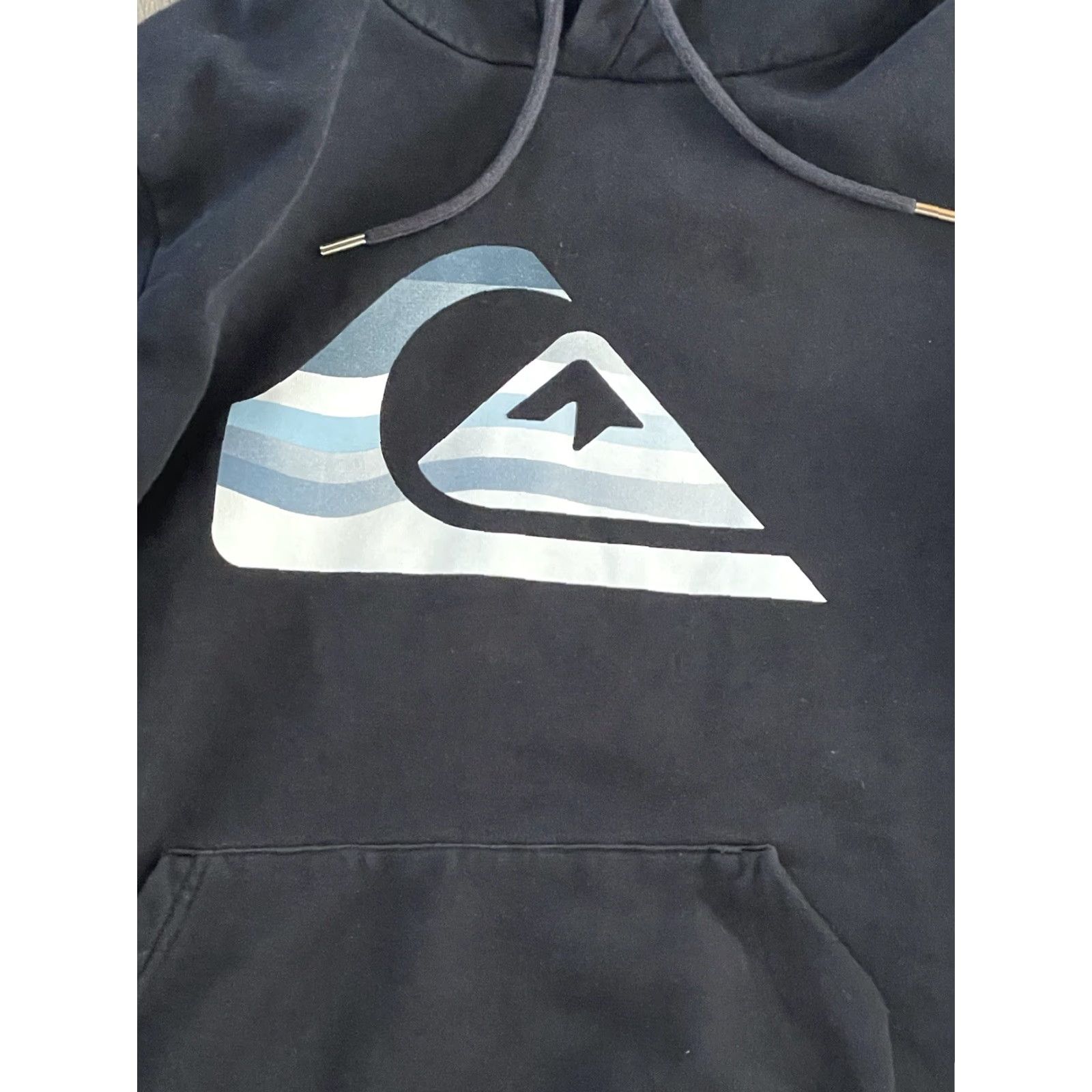 Quiksilver Quicksilver Hoodie Men S Black Pullover Hooded Beach Outdoor Small Size US S / EU 44-46 / 1 - 2 Thumbnail