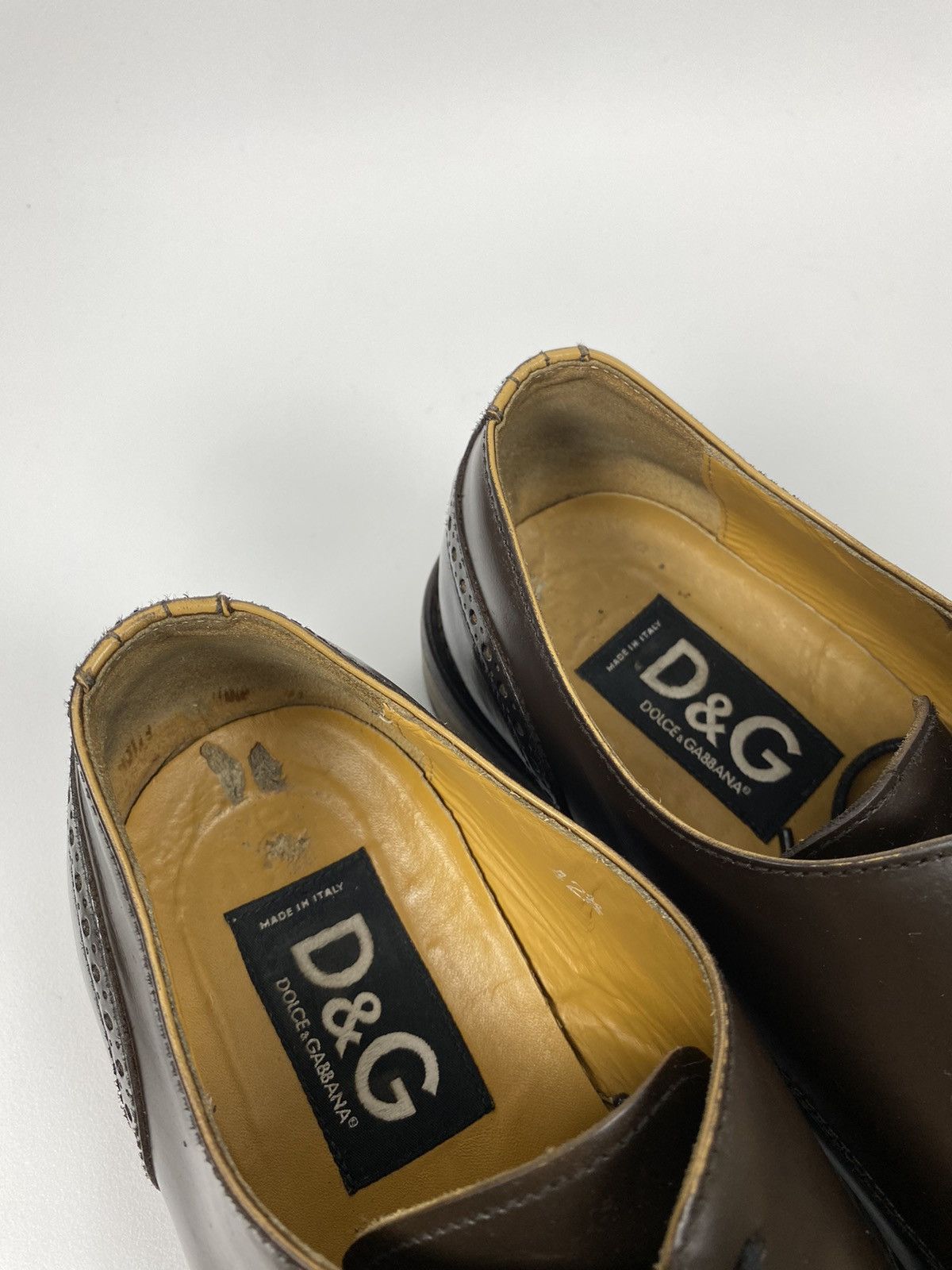 Dolce & Gabbana Dolce & Gabbana Vintage Leather Oxford Brogues size 42,5 Size US 9.5 / EU 42-43 - 9 Thumbnail