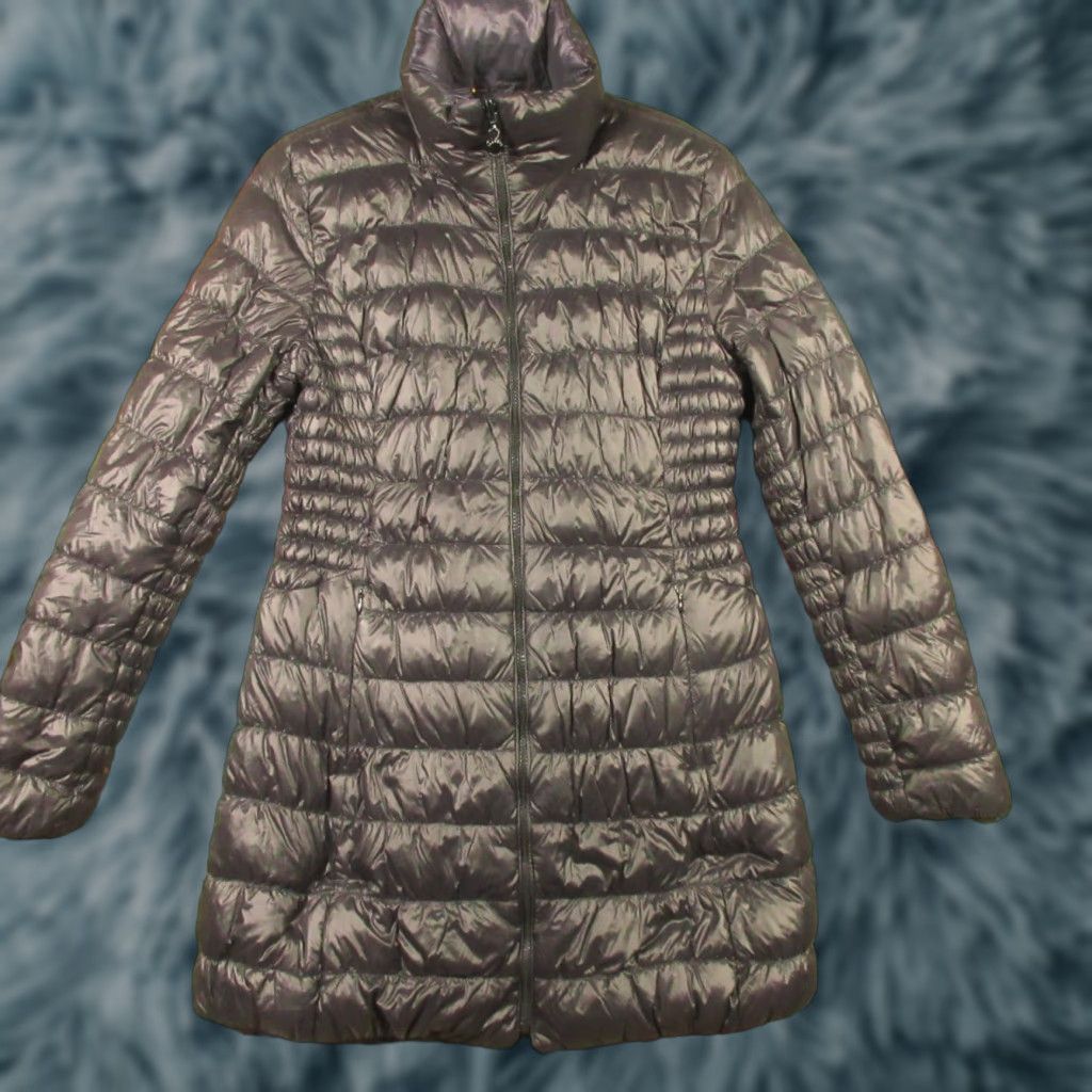 Laundry by Shelli Segal Laundry by Shelli Segal Down Puffer Jacket Parka L Women Reversible Black Purple Long Sleeve Zip Size L / US 10 / IT 46 - 1 Thumbnail