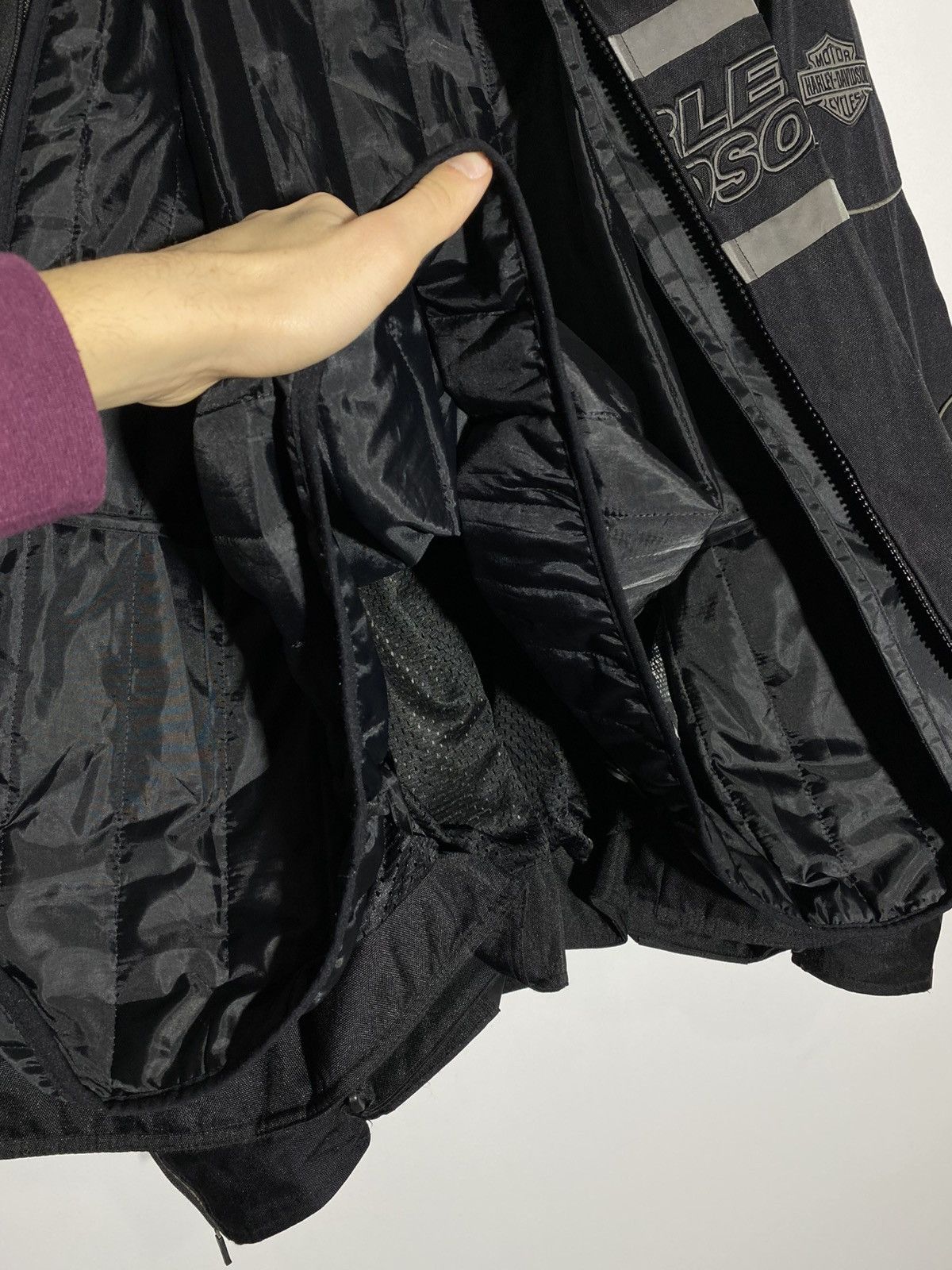 Harley Davidson 2000s Harley Davidson Reflective Motorcycle Jacket + Lining Size US XXL / EU 58 / 5 - 21 Thumbnail