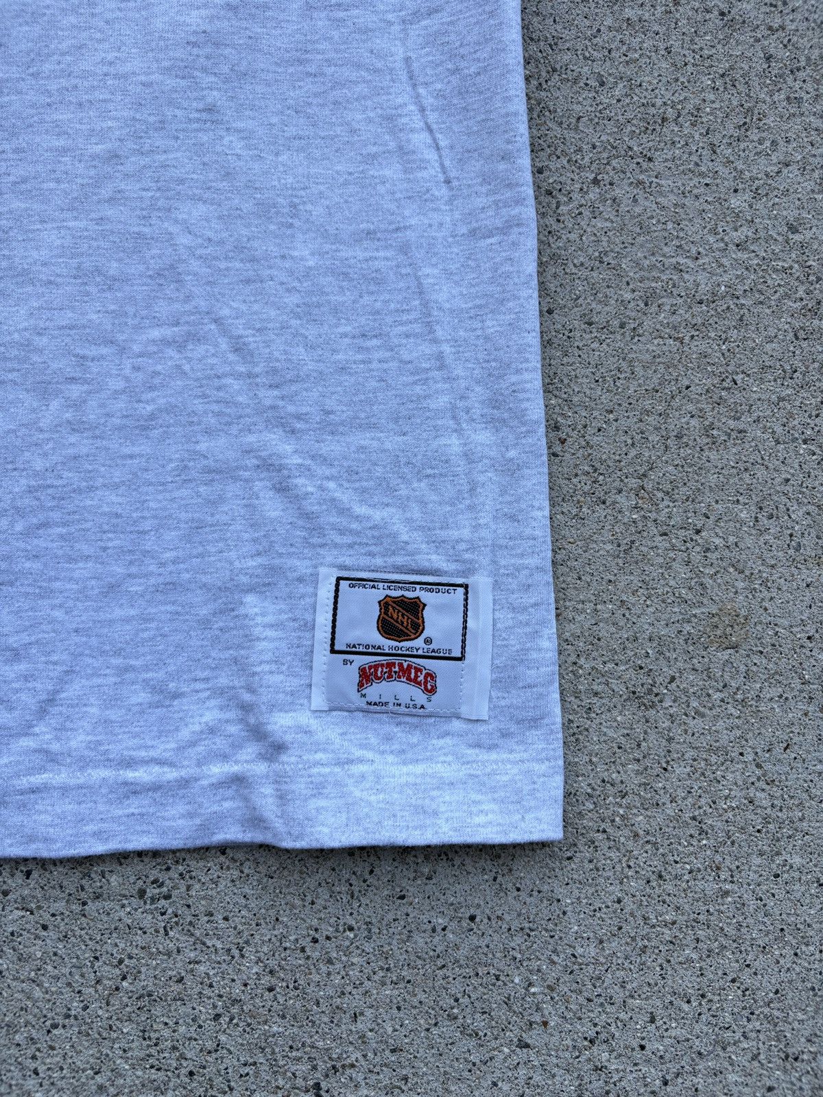 NHL Vintage 1991 Nutmeg NHL San Jose Sharks Grey T-Shirt Size XL Size US XL / EU 56 / 4 - 5 Thumbnail