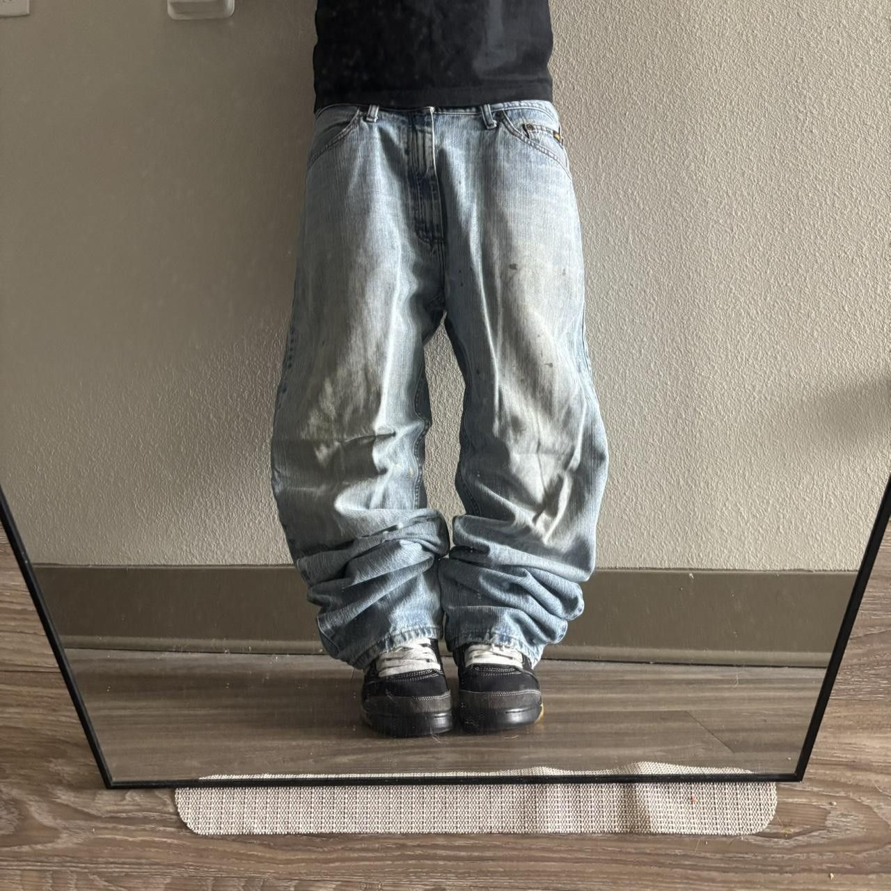 Vintage Crazy Vintage Y2K/2000s Grunge Light Wash Denim Jeans! 38x32 Size US 38 / EU 54 - 1 Thumbnail
