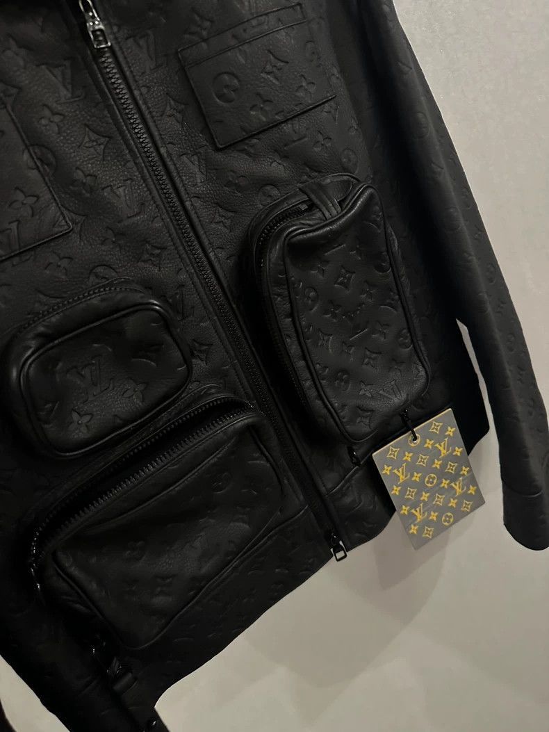 Louis Vuitton LV Monogram Tactical Leather Jacket Size US L / EU 52-54 / 3 - 2 Thumbnail