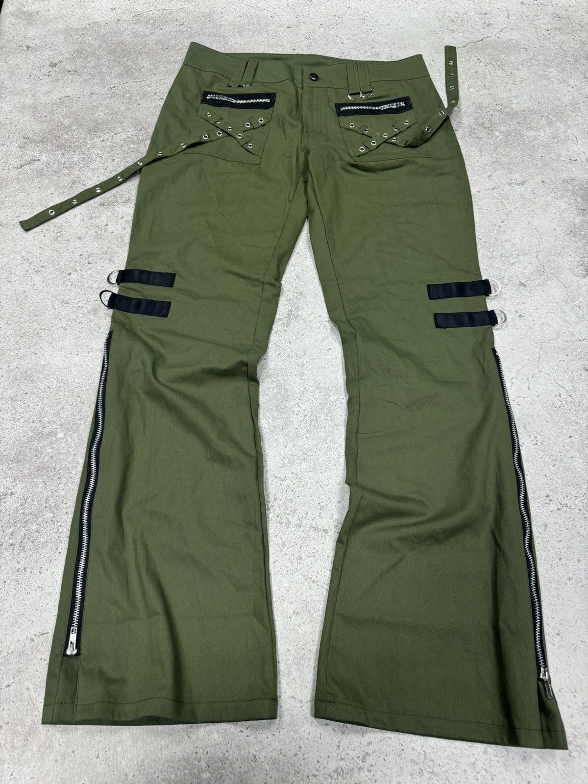 Hysteric Glamour × If Six Was Nine × Japanese Brand Avant-Garde Bootcut Bandage Flare IfSixWasNine Style Pants Size US 33 - 3 Thumbnail