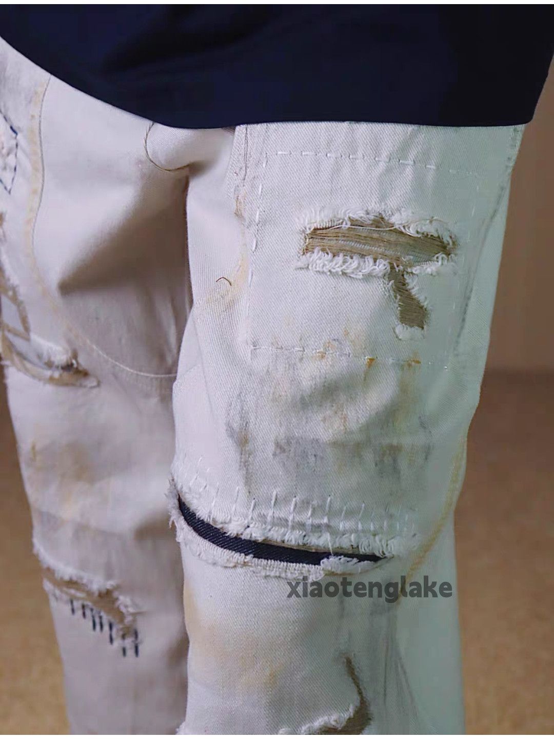 Vintage xz utility loose baggy wide Leg ripped carpenter pants Size US 36 / EU 52 - 7 Thumbnail