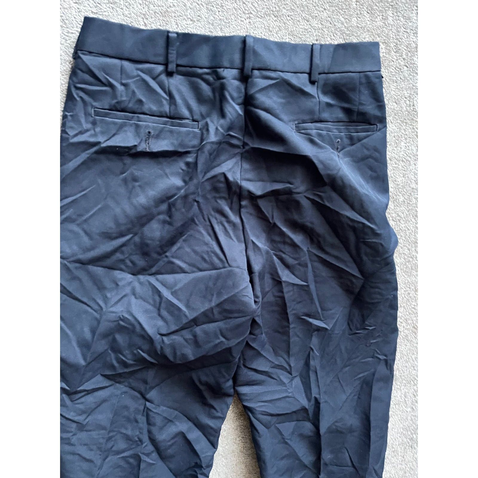 Dockers DOCKERS Premium Khakis Pants 32x32 Relaxed Fit Blue Microfiber Flat Front Mens Size US 32 / EU 48 - 2 Thumbnail