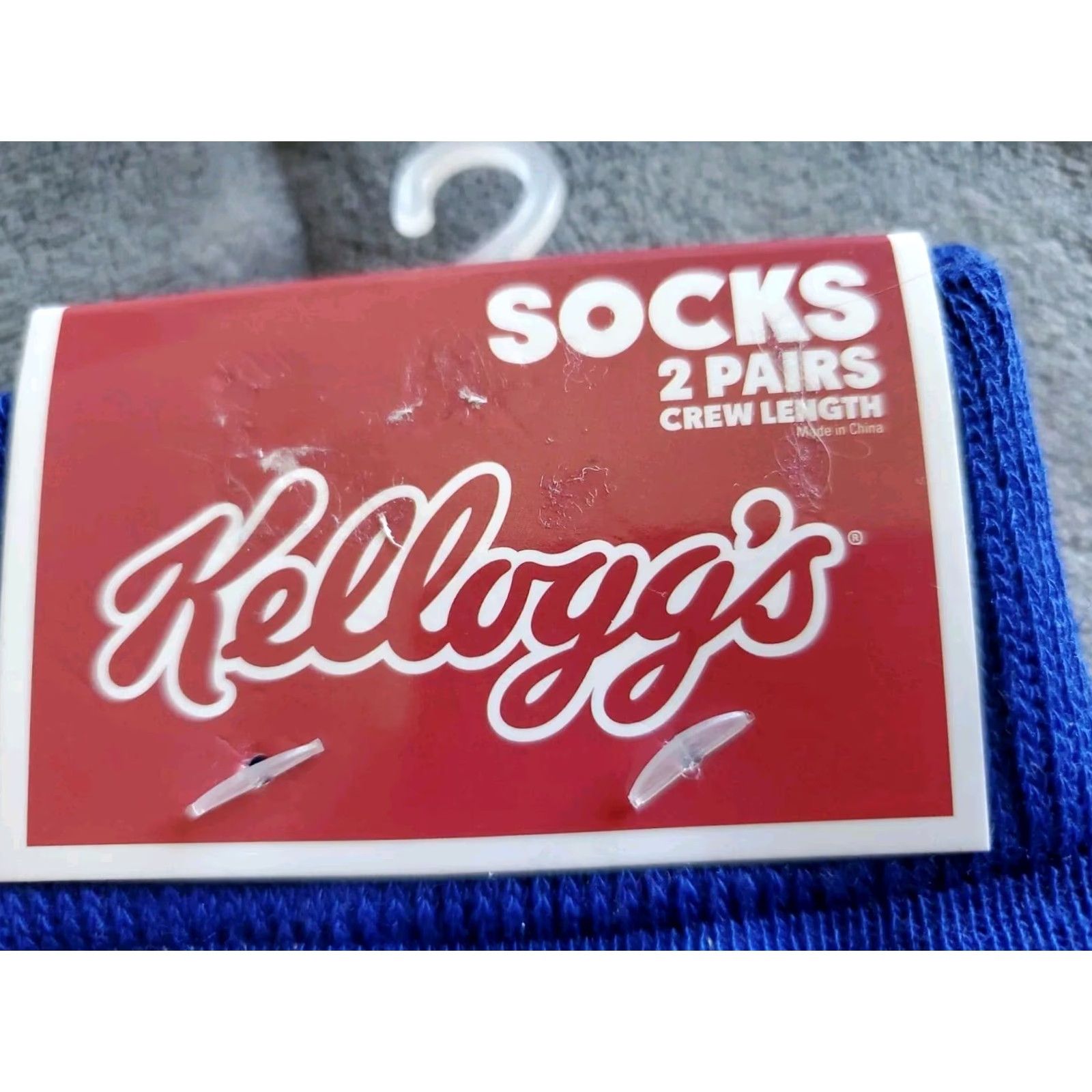 Vintage Kellogg's Frosted Flakes & Fruit Loops NEW Striped Socks 2pk Shoe SZ 6-10 NEW Size ONE SIZE - 8 Thumbnail