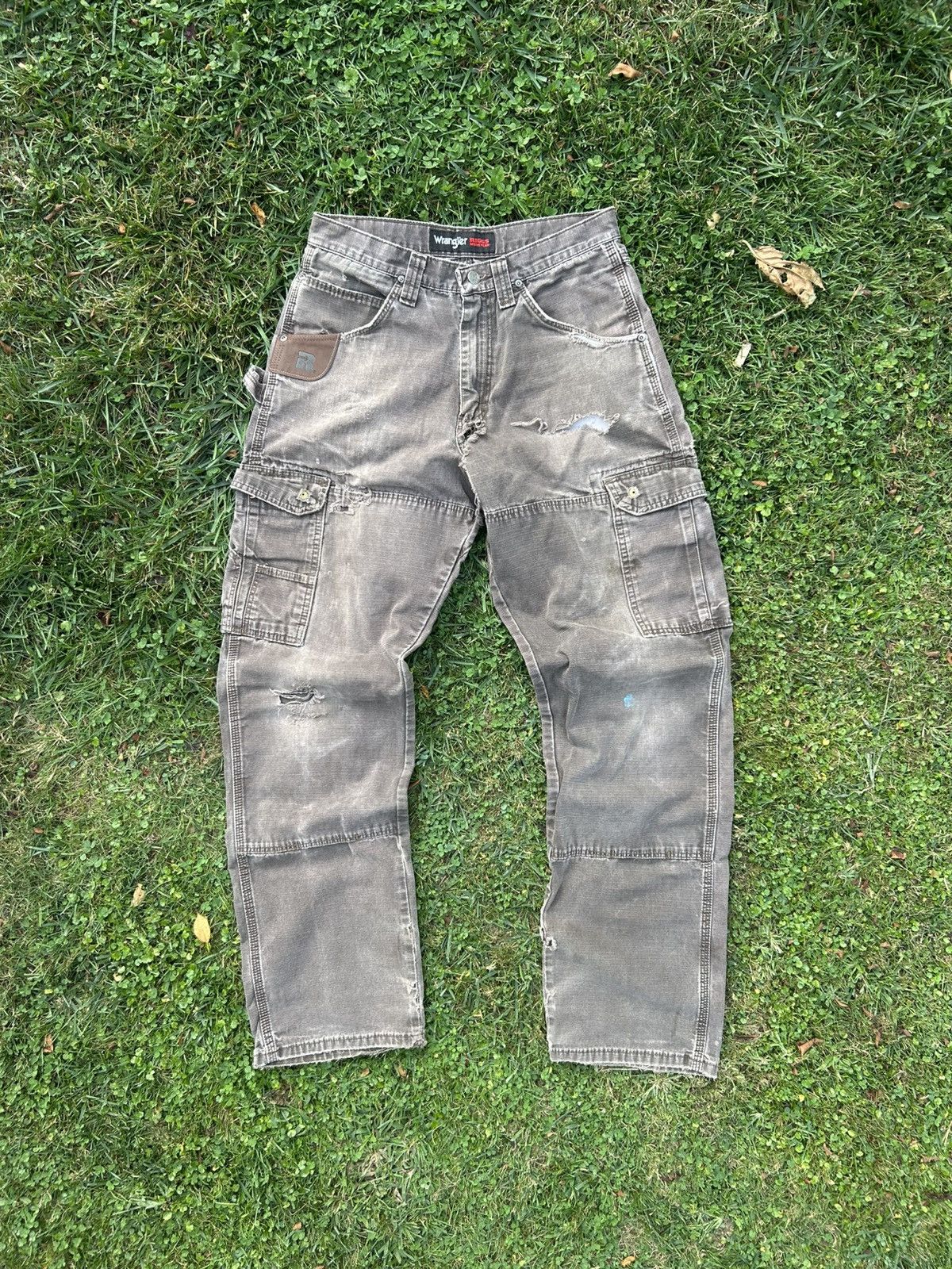 Wrangler Thrashed Mocha Wrangler Carpenter Pants Size US 30 / EU 46 - 4 Thumbnail