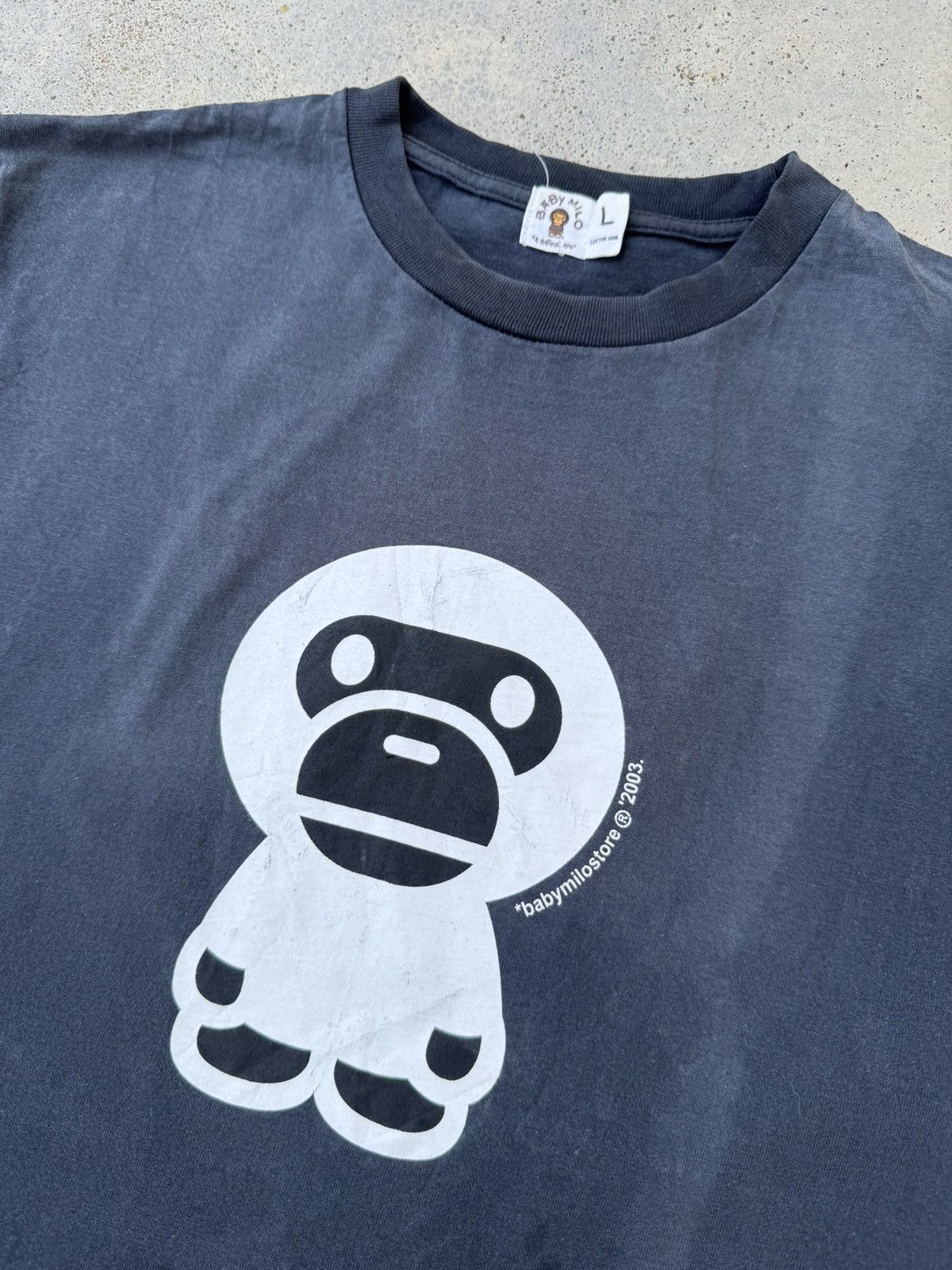 Bape Sun Faded Vintage 2002 Bape Baby Milo Mirror Prints Size US L / EU 52-54 / 3 - 7 Thumbnail